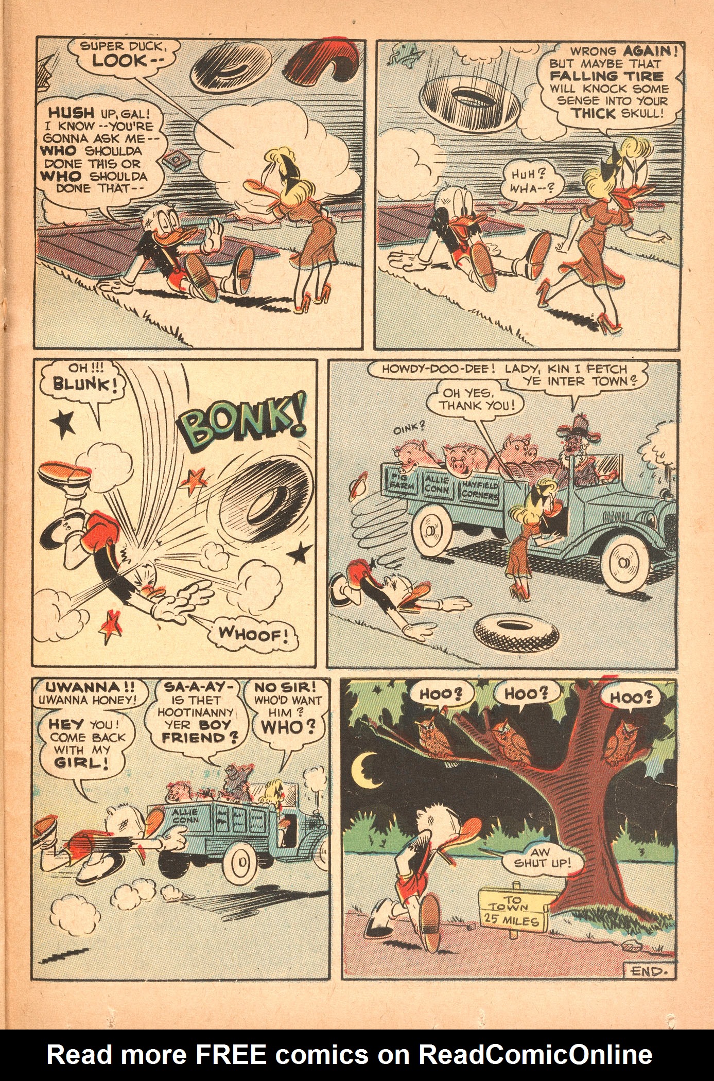 Read online Super Duck Comics comic -  Issue #29 - 35
