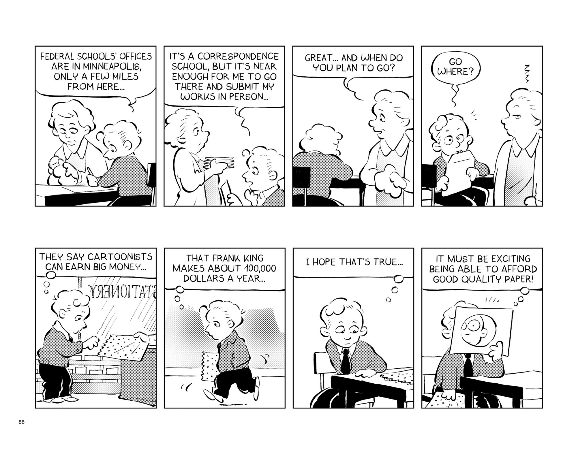 Read online Funny Things: A Comic Strip Biography of Charles M. Schulz comic -  Issue # TPB (Part 1) - 91