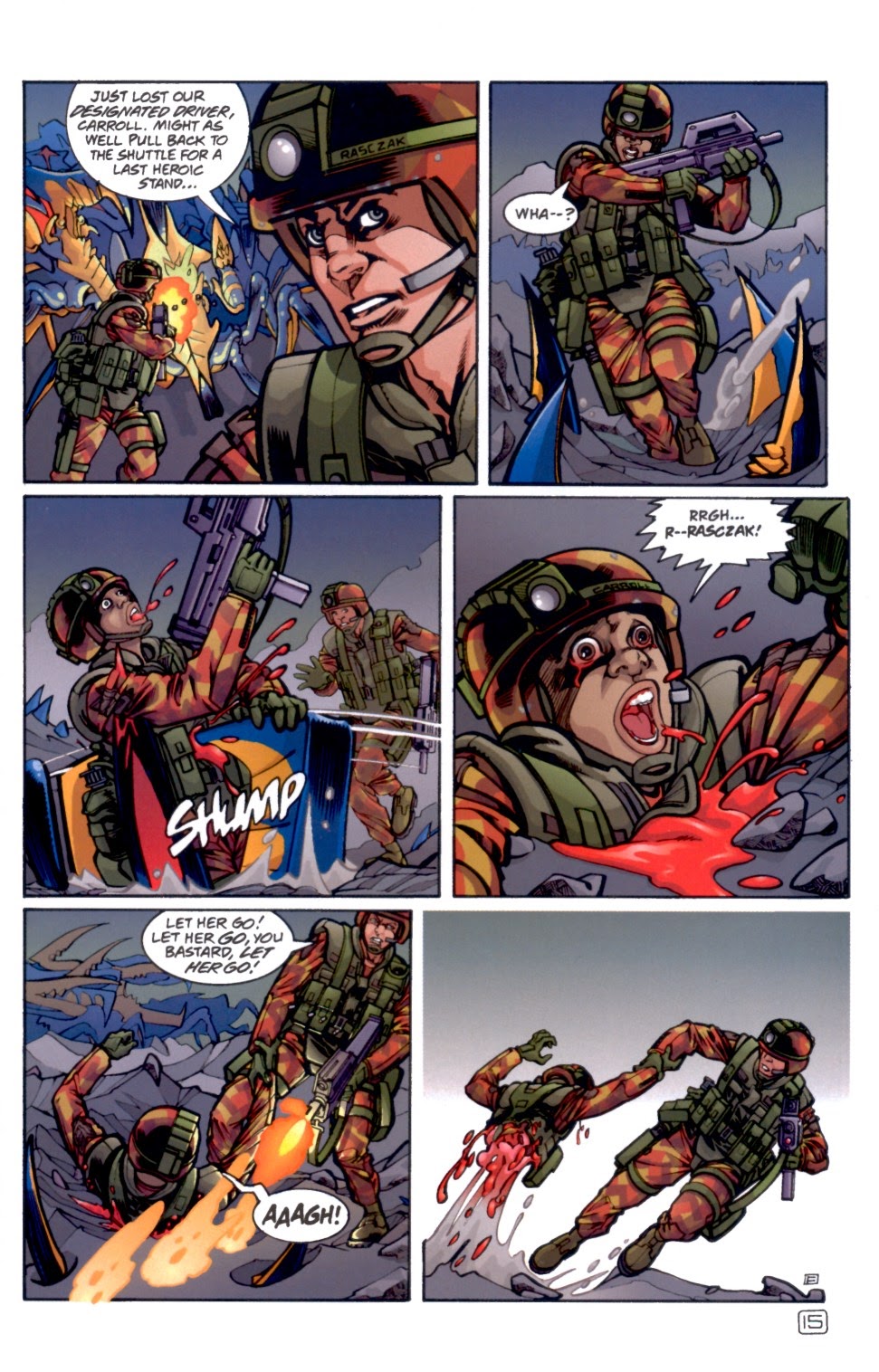 Read online Starship Troopers: Insect Touch comic -  Issue #3 - 16