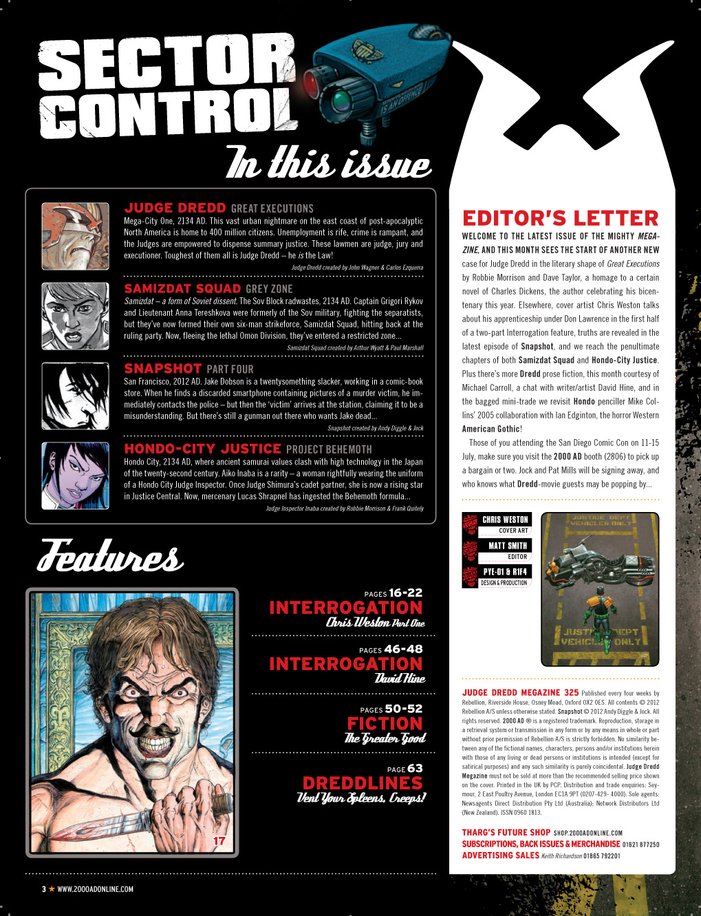 Read online Judge Dredd Megazine (Vol. 5) comic -  Issue #325 - 3