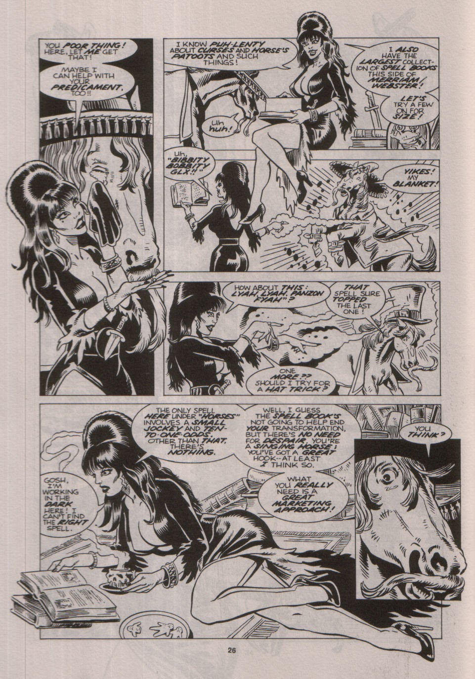Read online Elvira, Mistress of the Dark comic -  Issue #24 - 24
