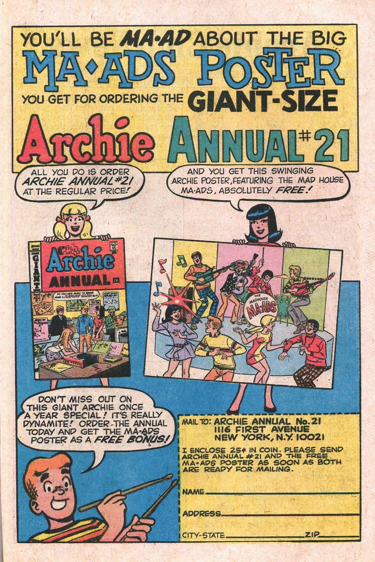 Read online Jughead's Jokes comic -  Issue #12 - 55