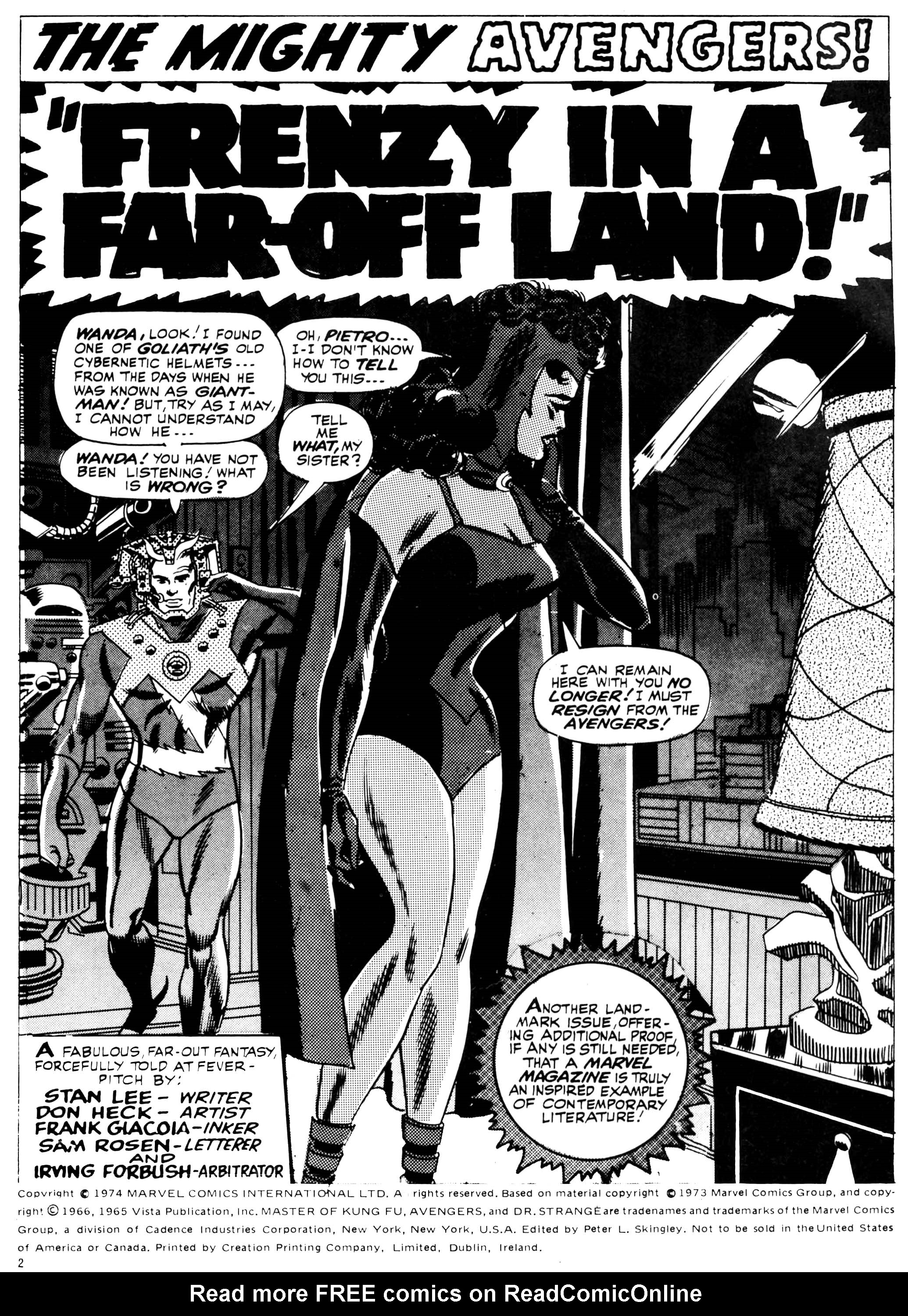 Read online The Avengers (1973) comic -  Issue #27 - 2