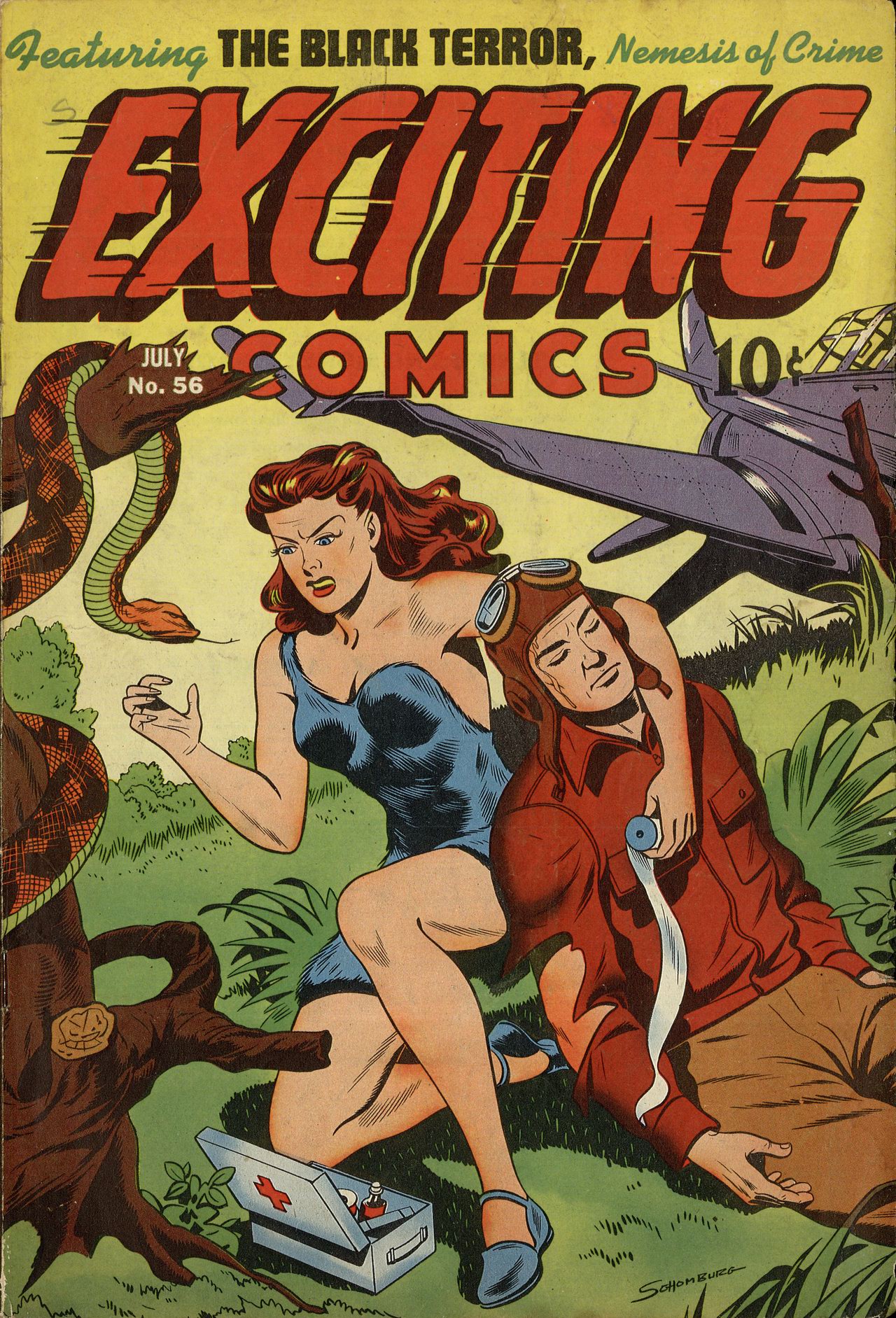 Read online Exciting Comics comic -  Issue #56 - 1