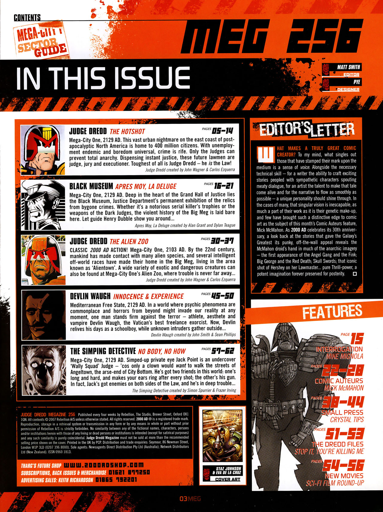 Read online Judge Dredd Megazine (Vol. 5) comic -  Issue #256 - 2