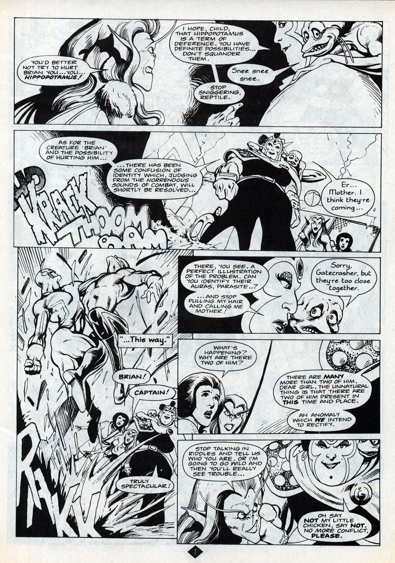 Read online Captain Britain (1985) comic -  Issue #5 - 7