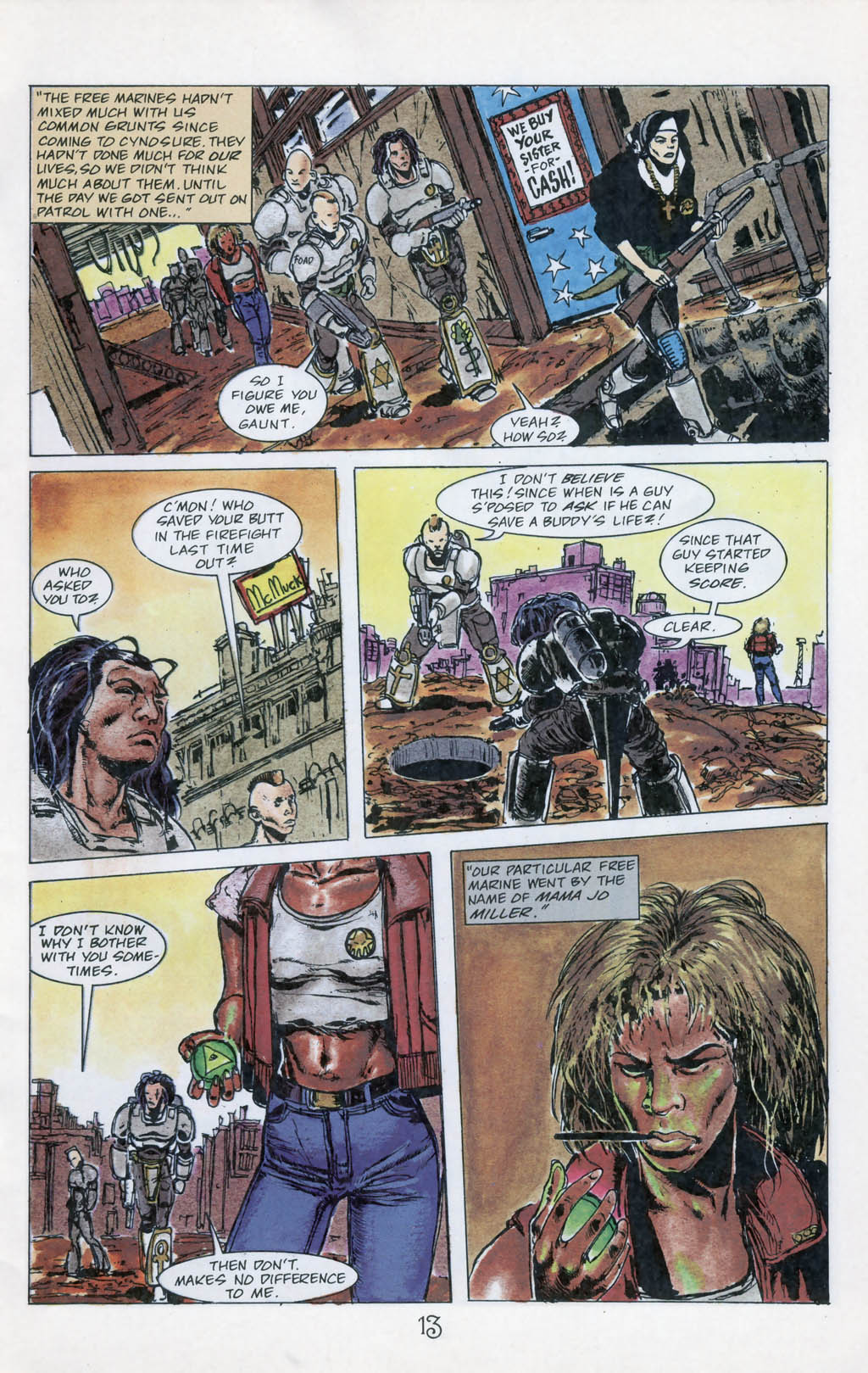 Read online Grimjack comic -  Issue #68 - 17