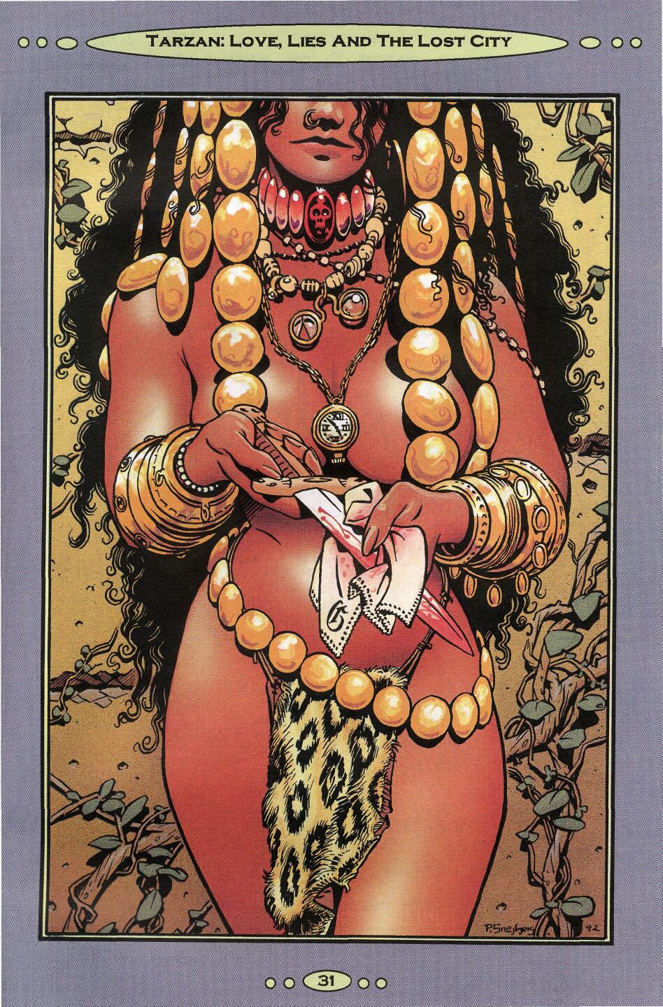 Read online Tarzan the Warrior comic -  Issue #4 - 33