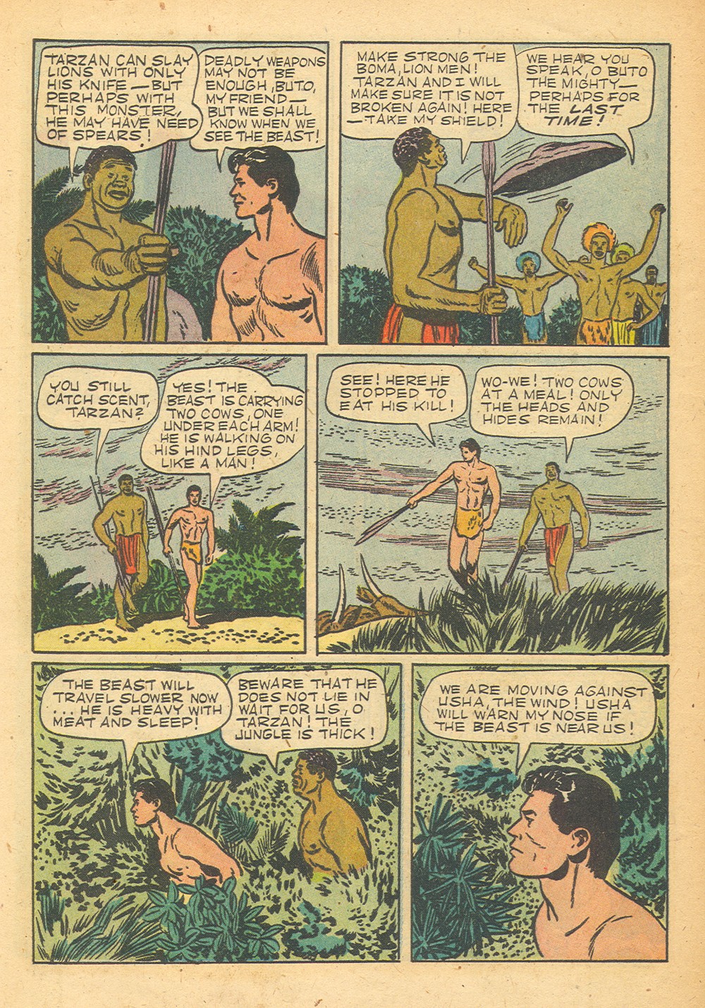 Read online Tarzan (1948) comic -  Issue #32 - 8