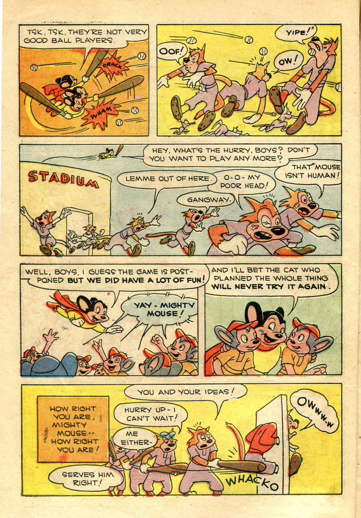 Read online Paul Terry's Mighty Mouse Comics comic -  Issue #55 - 10