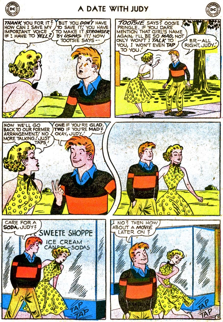 Read online A Date with Judy comic -  Issue #51 - 23