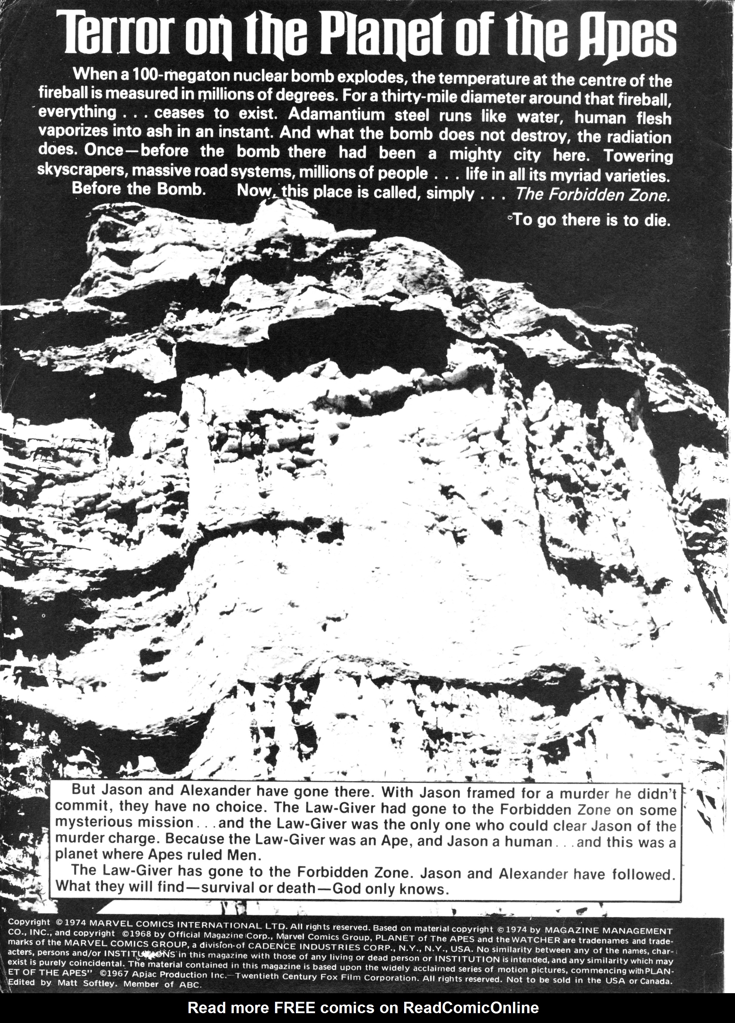 Read online Planet of the Apes (1974) comic -  Issue #14 - 2
