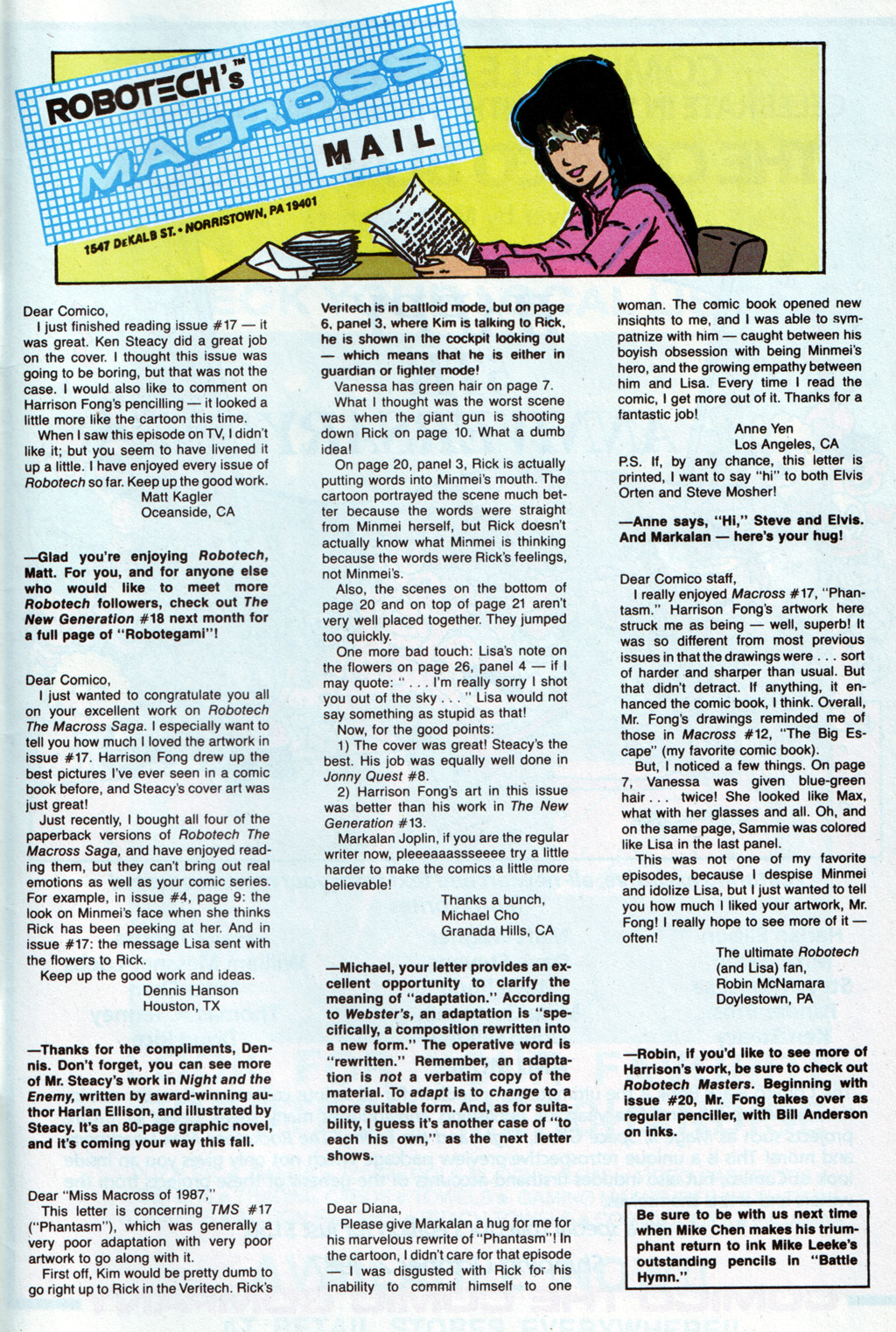 Read online Robotech The Macross Saga comic -  Issue #21 - 28