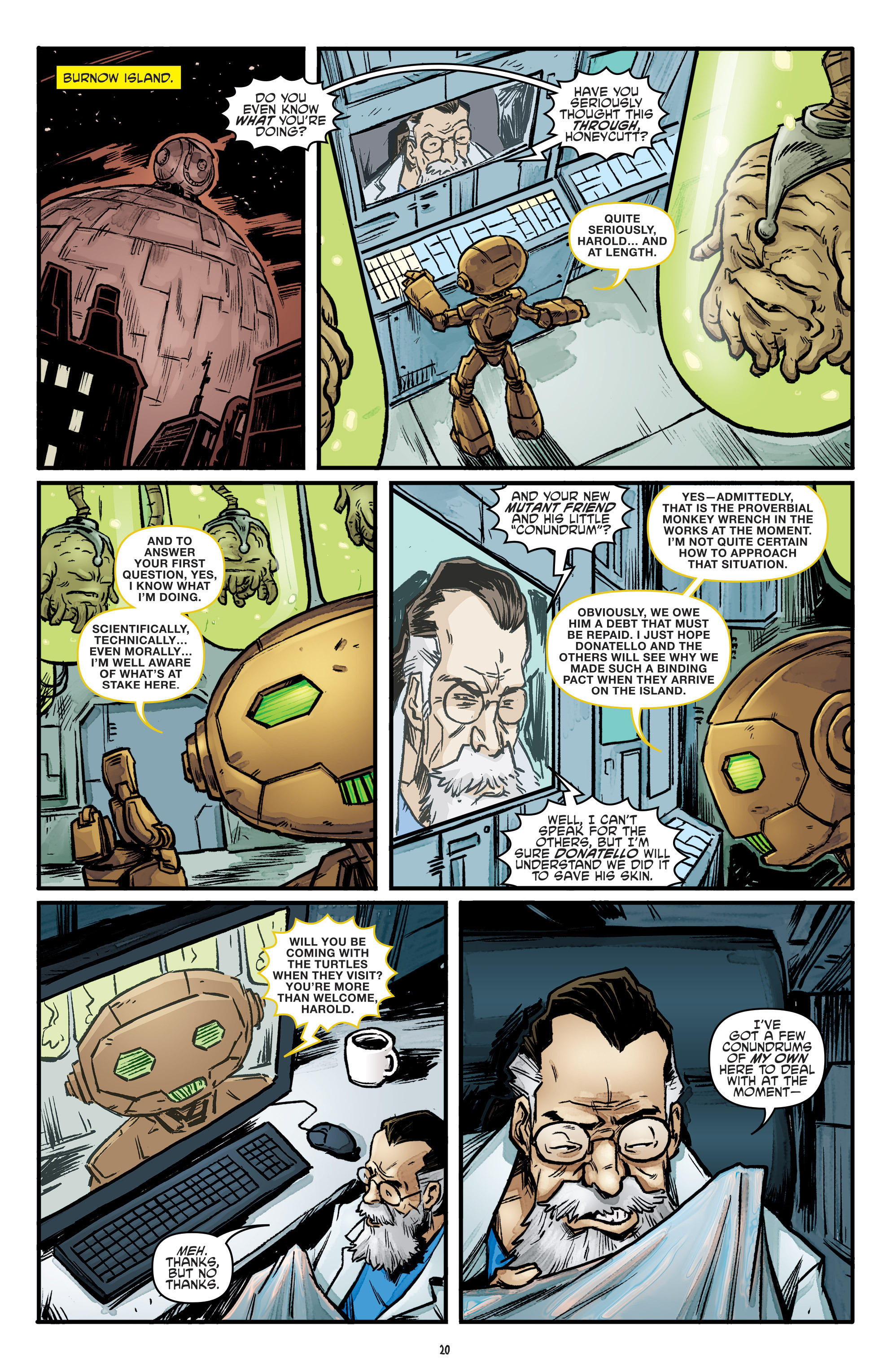 Read online Teenage Mutant Ninja Turtles (2011) comic -  Issue #55 - 20