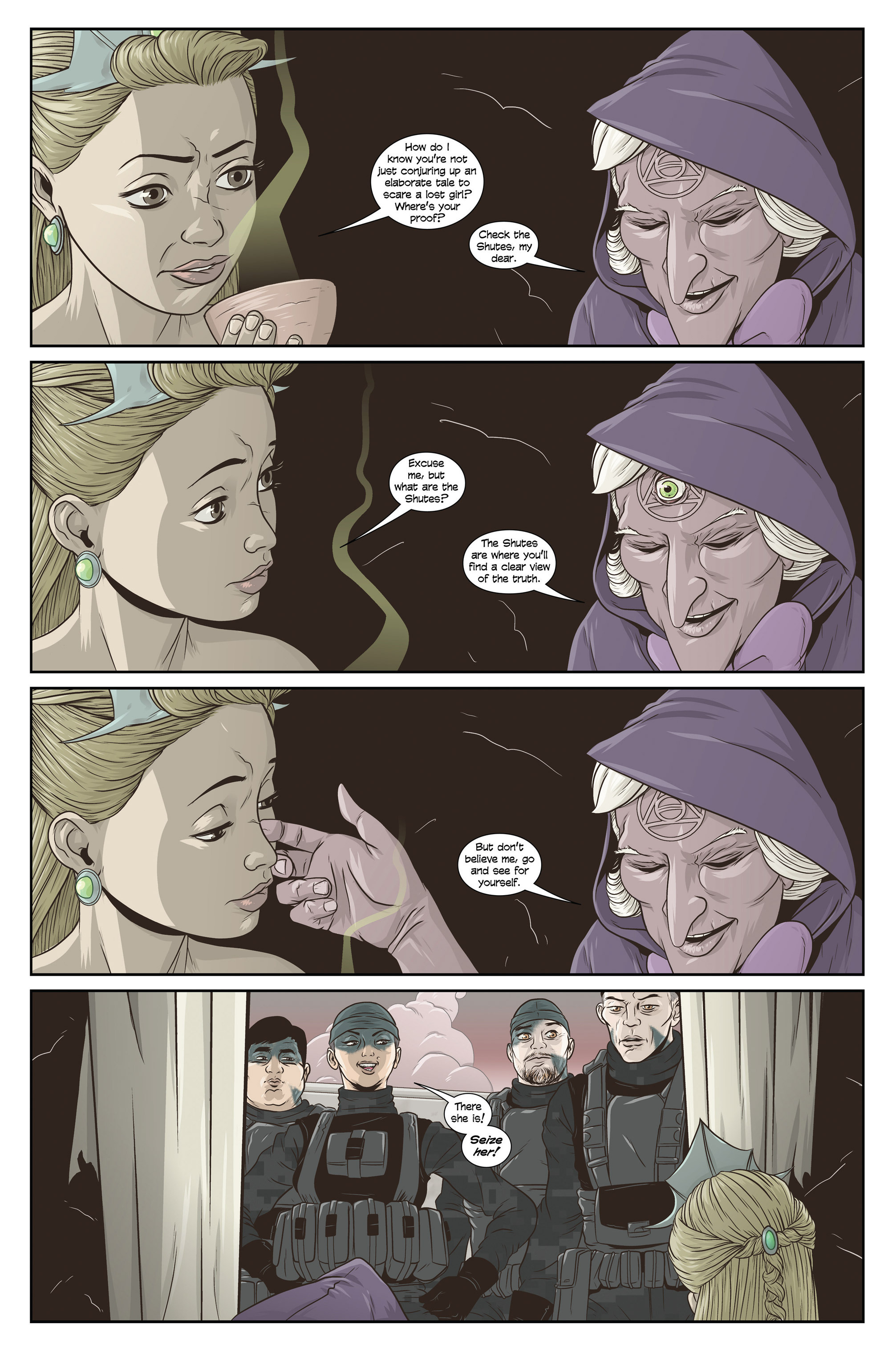 Read online Skinned comic -  Issue #4 - 10