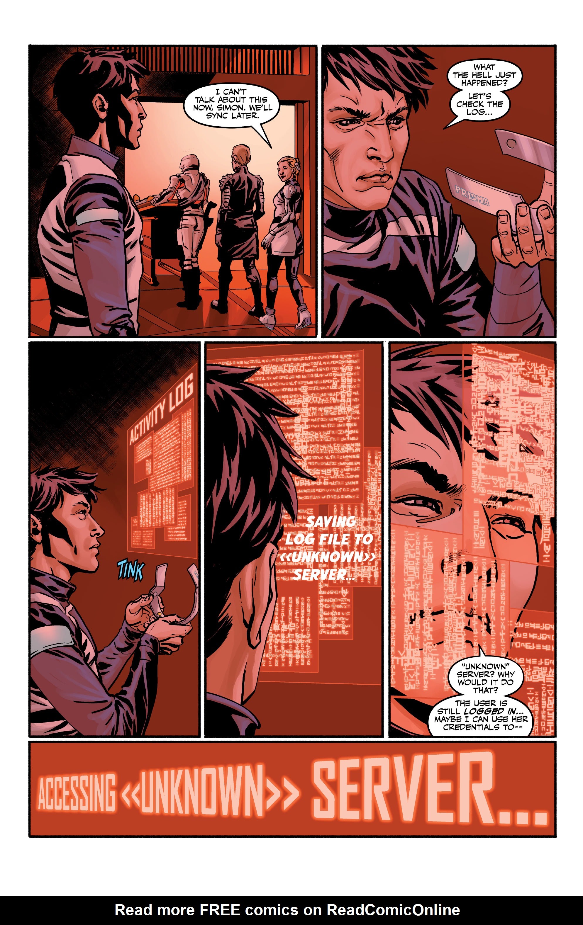 Read online HYPER SCAPE comic -  Issue #1 - 5