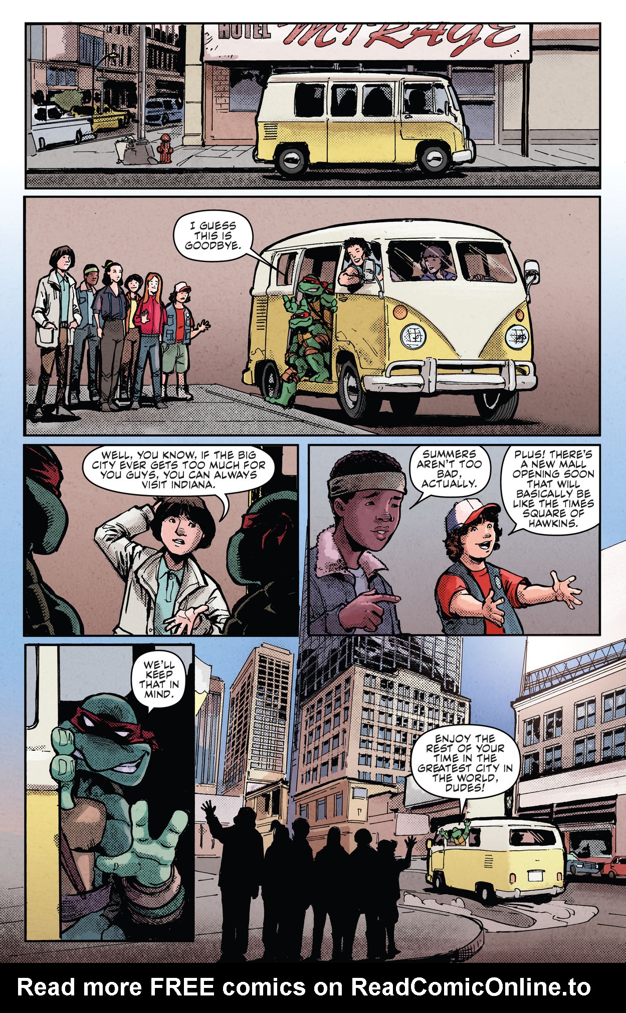 Read online Teenage Mutant Ninja Turtles x Stranger Things comic -  Issue #4 - 19