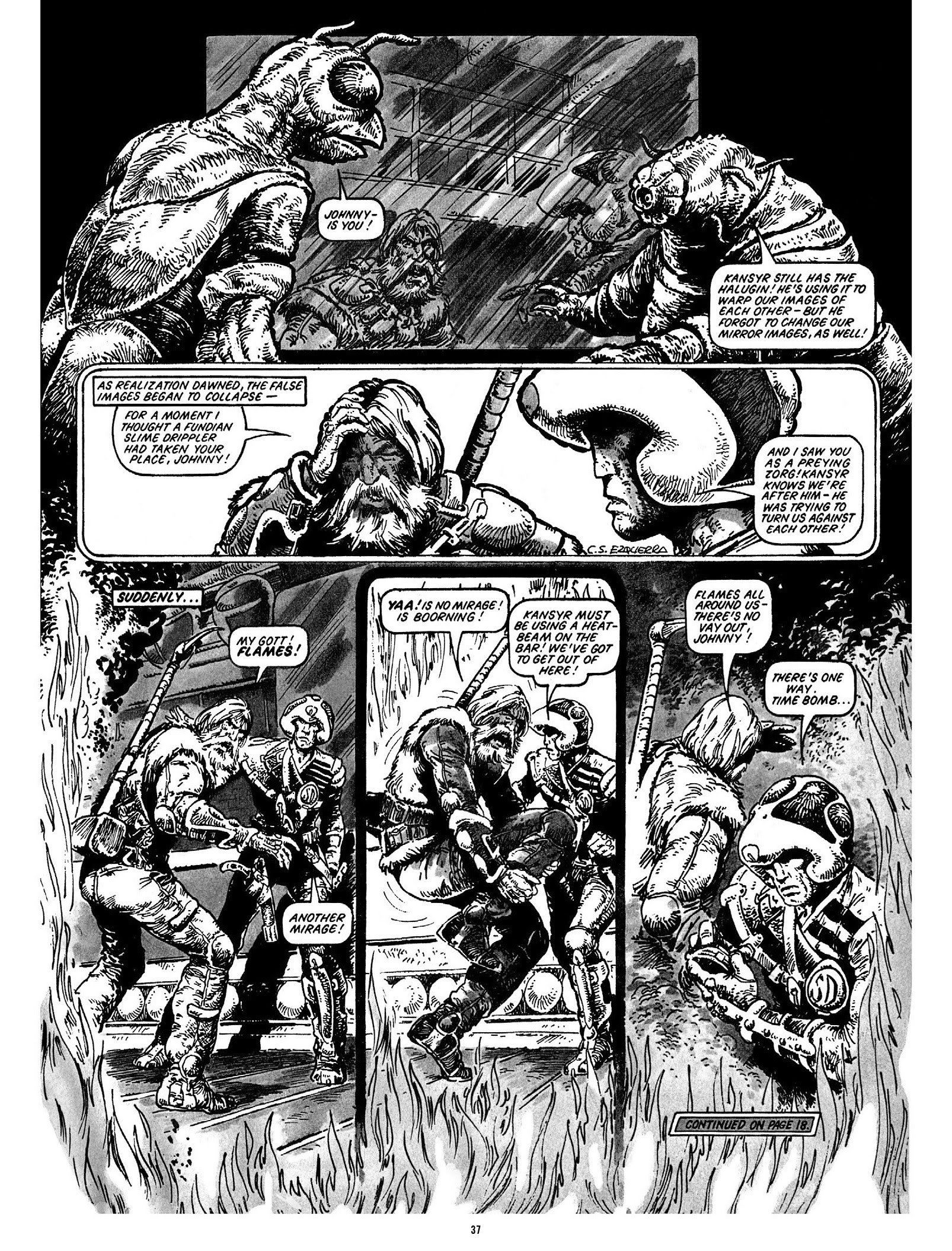 Read online Strontium Dog Search and Destroy: The Starlord Years comic -  Issue # TPB - 37