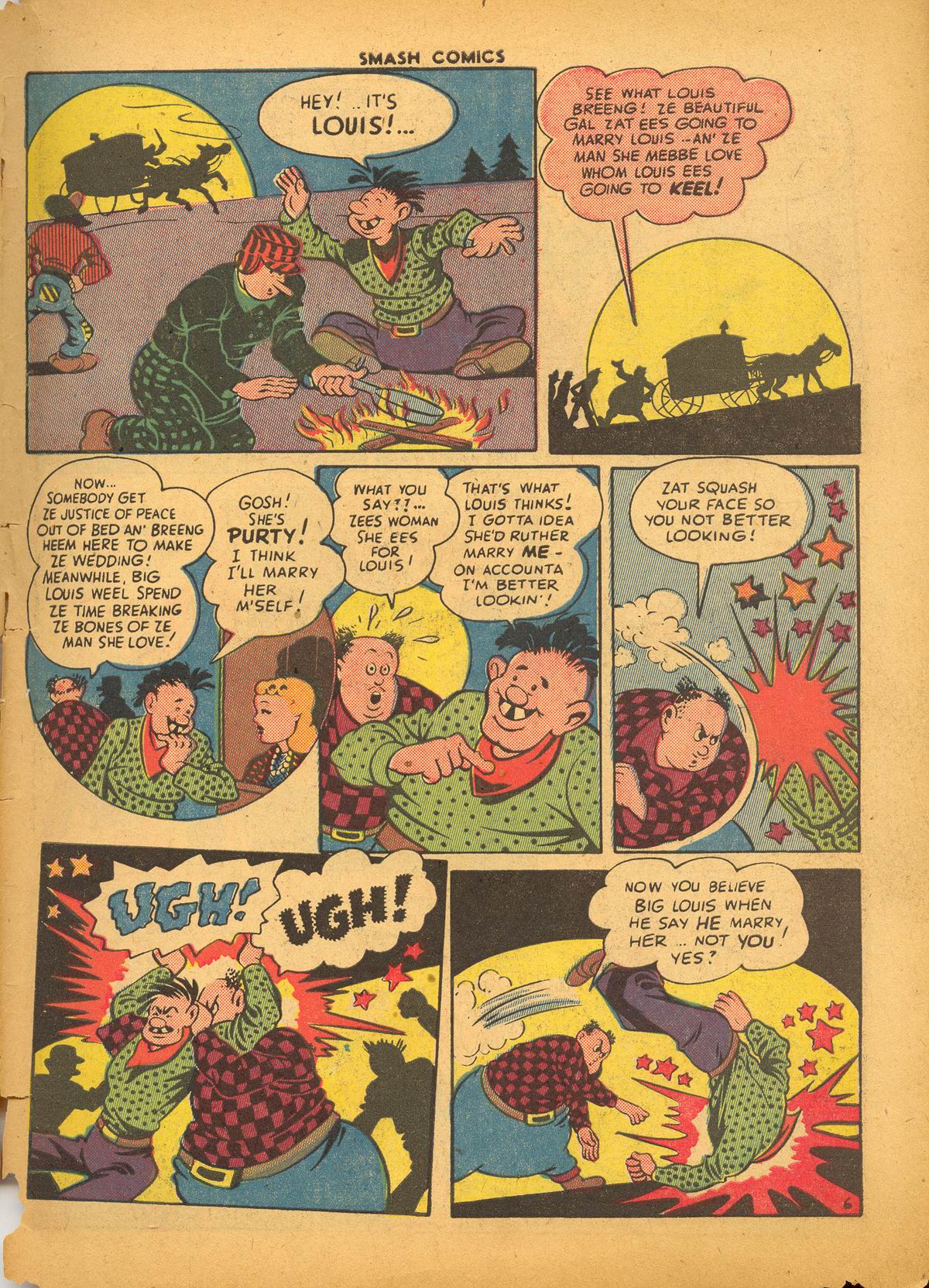 Read online Smash Comics comic -  Issue #54 - 57
