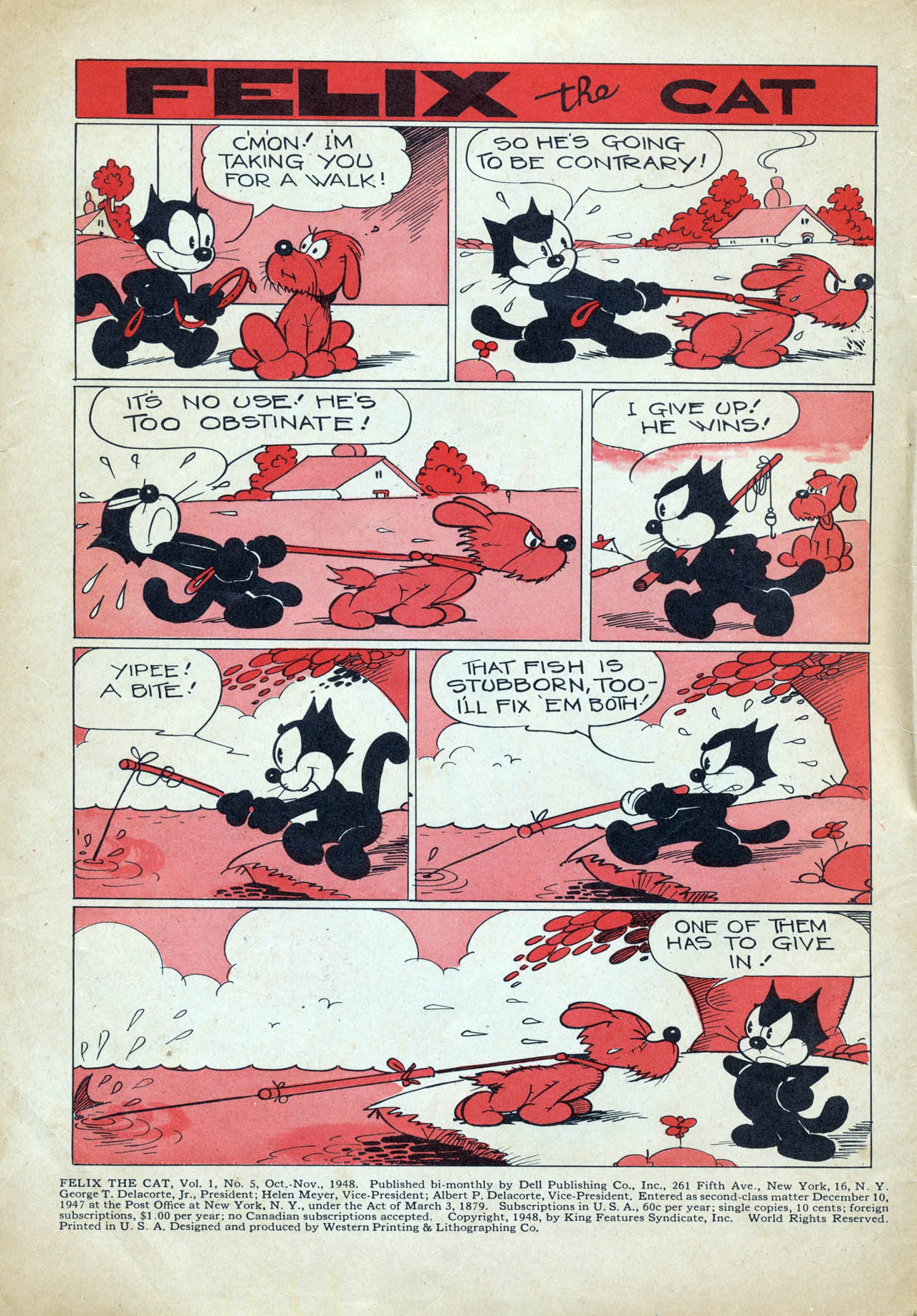 Read online Felix the Cat (1948) comic -  Issue #5 - 2