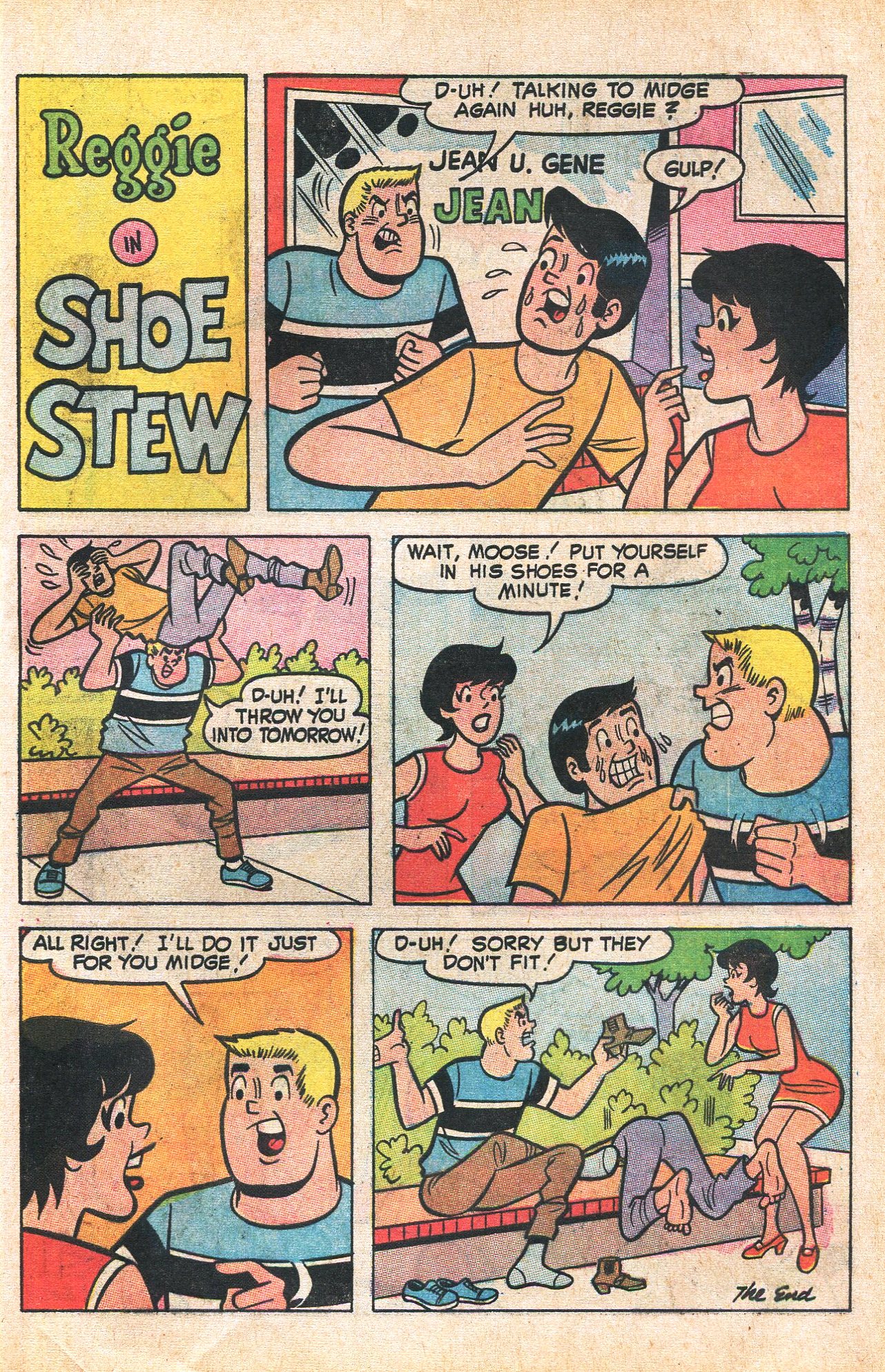 Read online Reggie's Wise Guy Jokes comic -  Issue #7 - 57