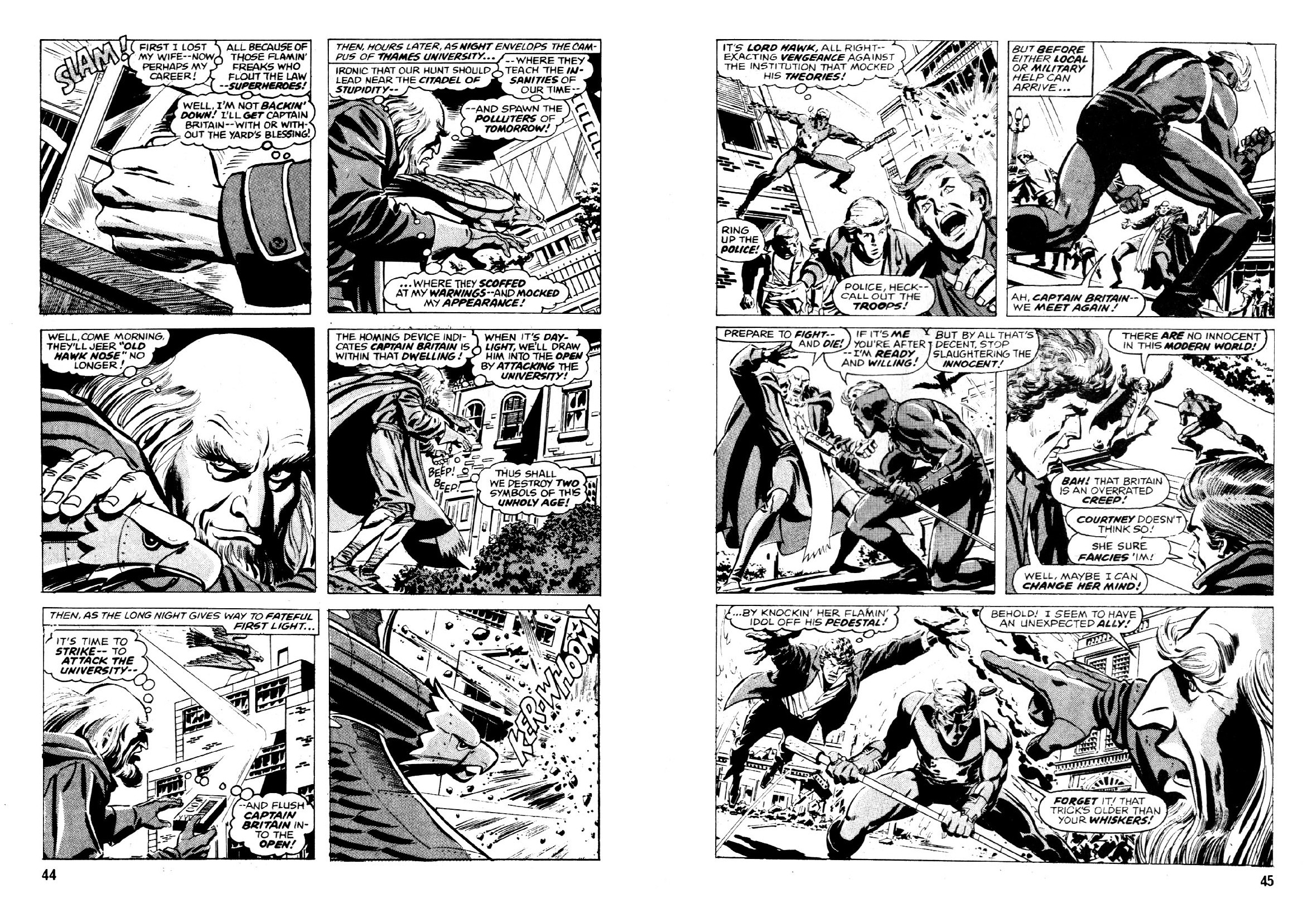 Read online Captain Britain (1976) comic -  Issue # _Special 2 - 23