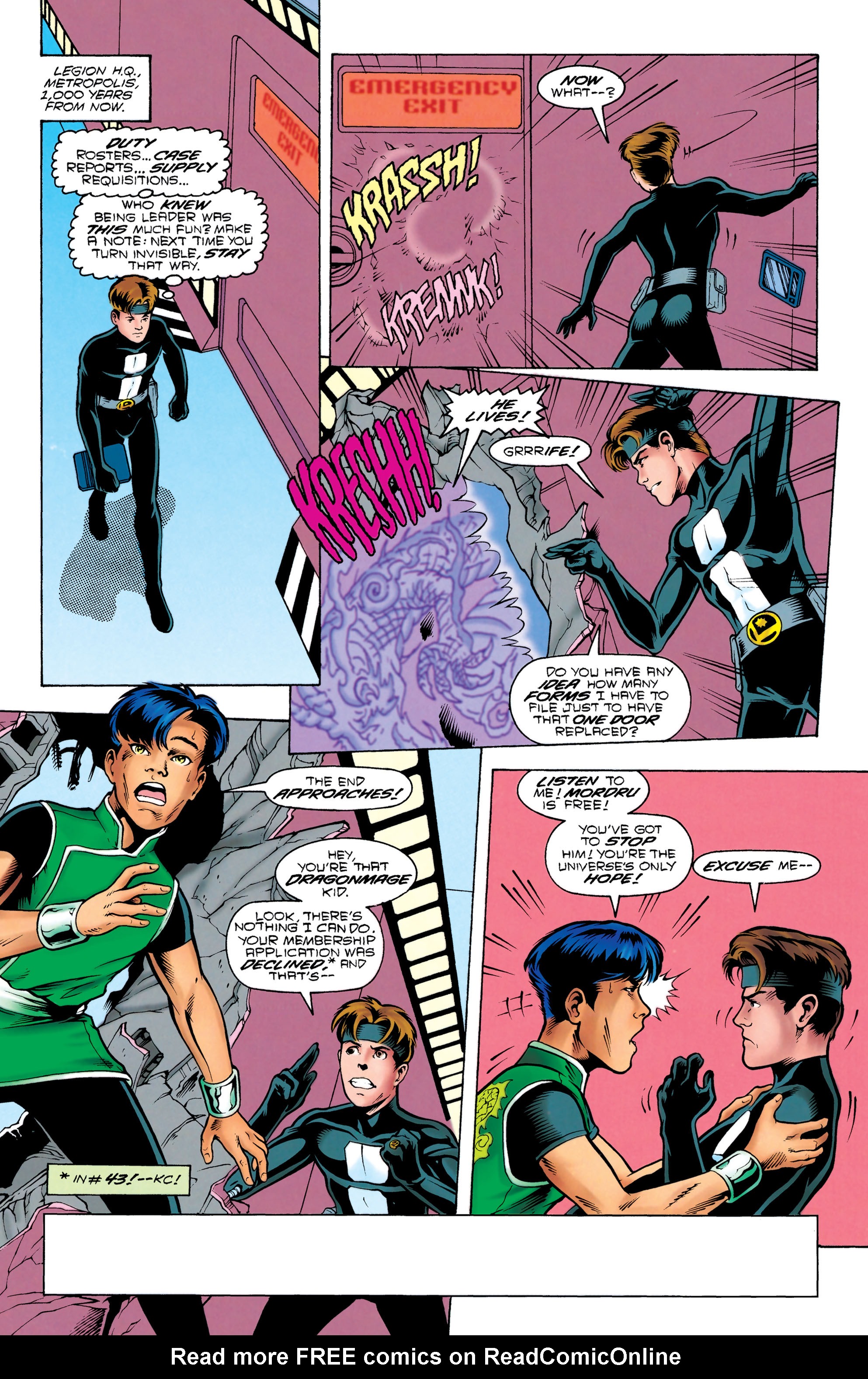 Read online Legionnaires comic -  Issue #47 - 2