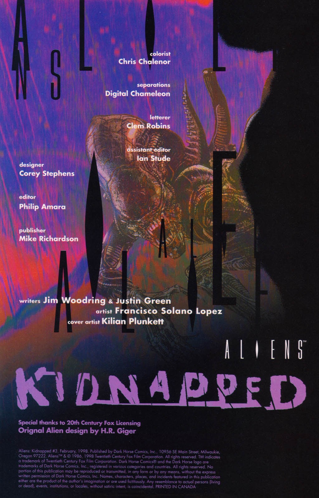 Read online Aliens: Kidnapped comic -  Issue #3 - 2