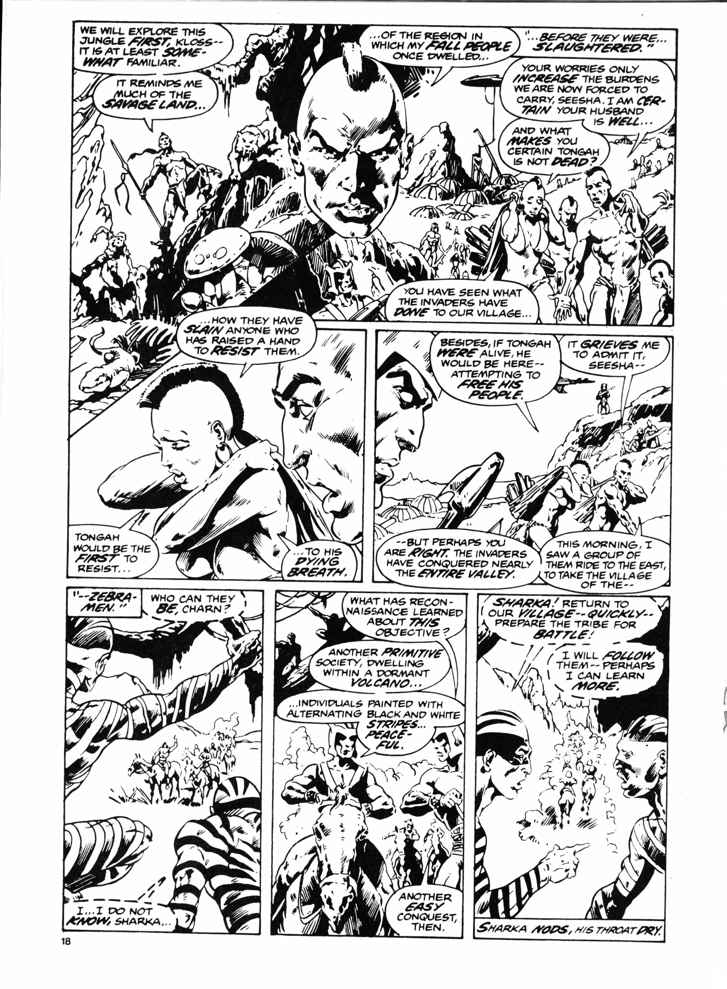 Read online Planet of the Apes (1974) comic -  Issue #117 - 18