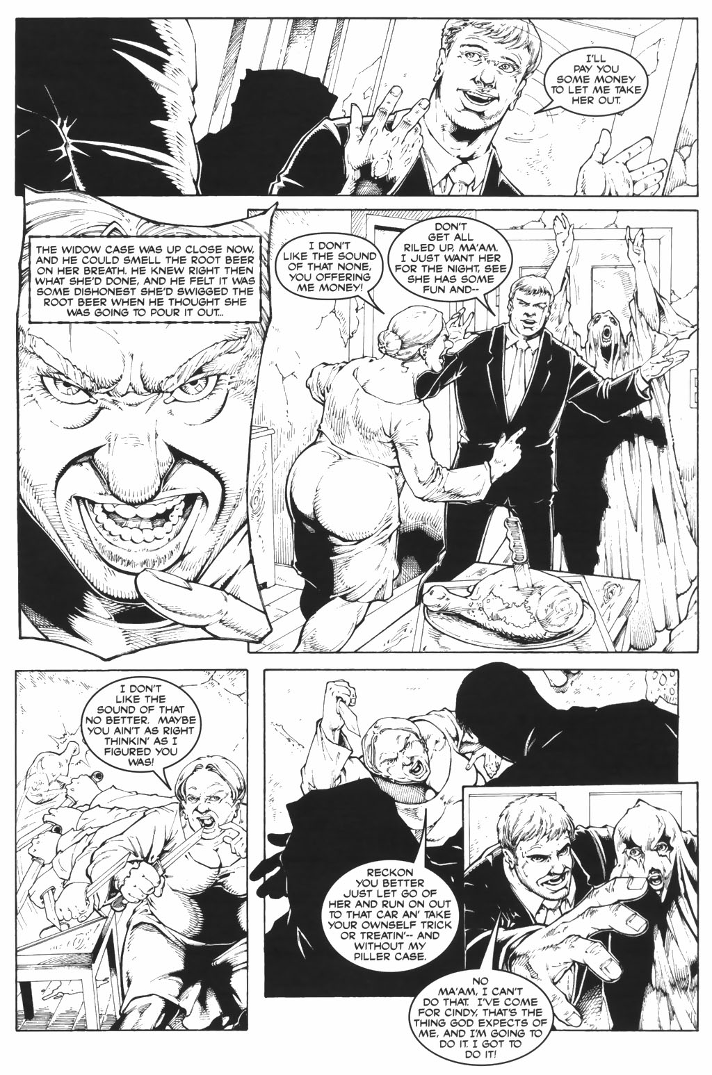 Read online Joe R. Lansdale's By Bizarre Hands comic -  Issue #1 - 17