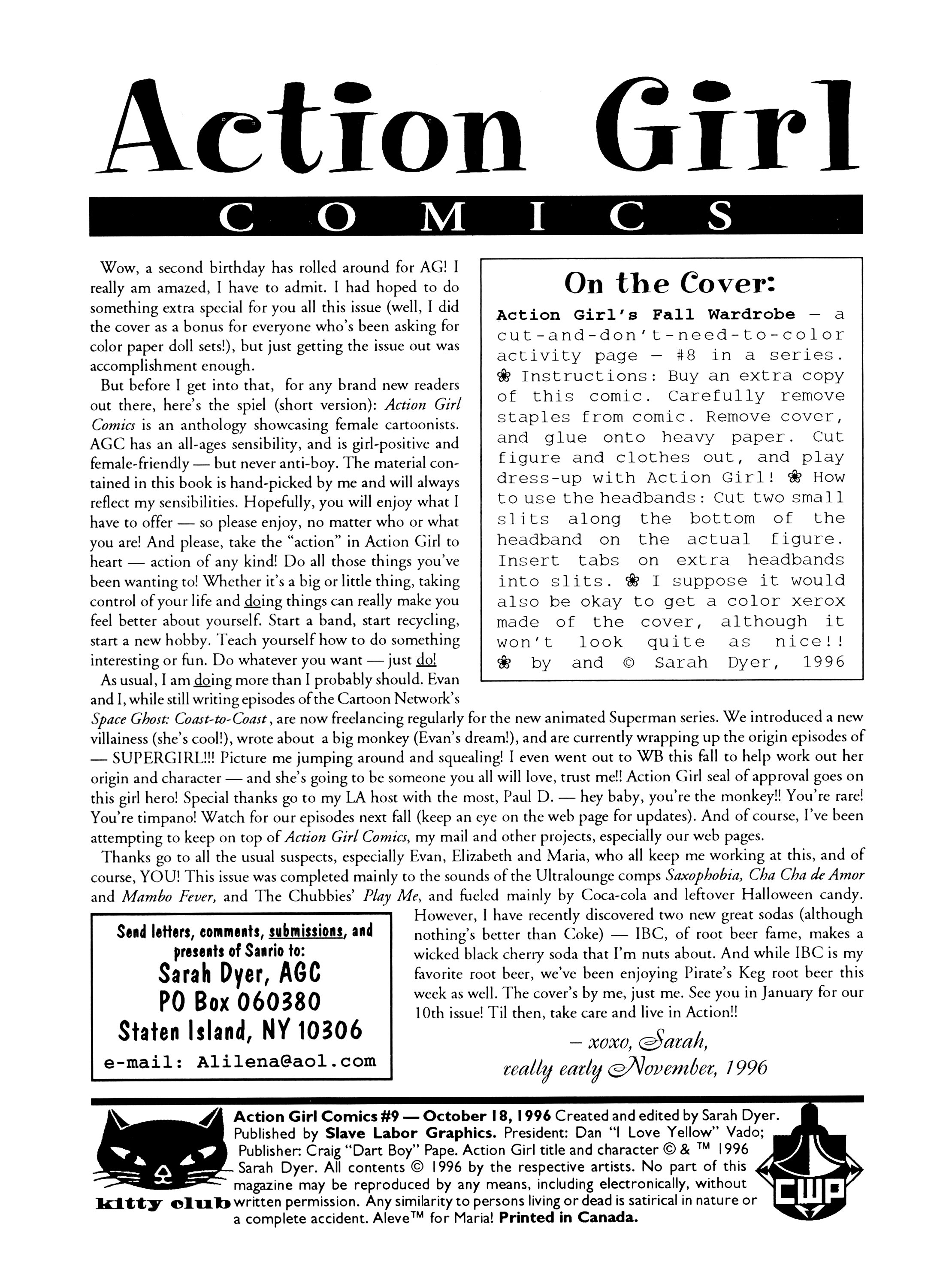 Read online Action Girl Comics comic -  Issue #9 - 2