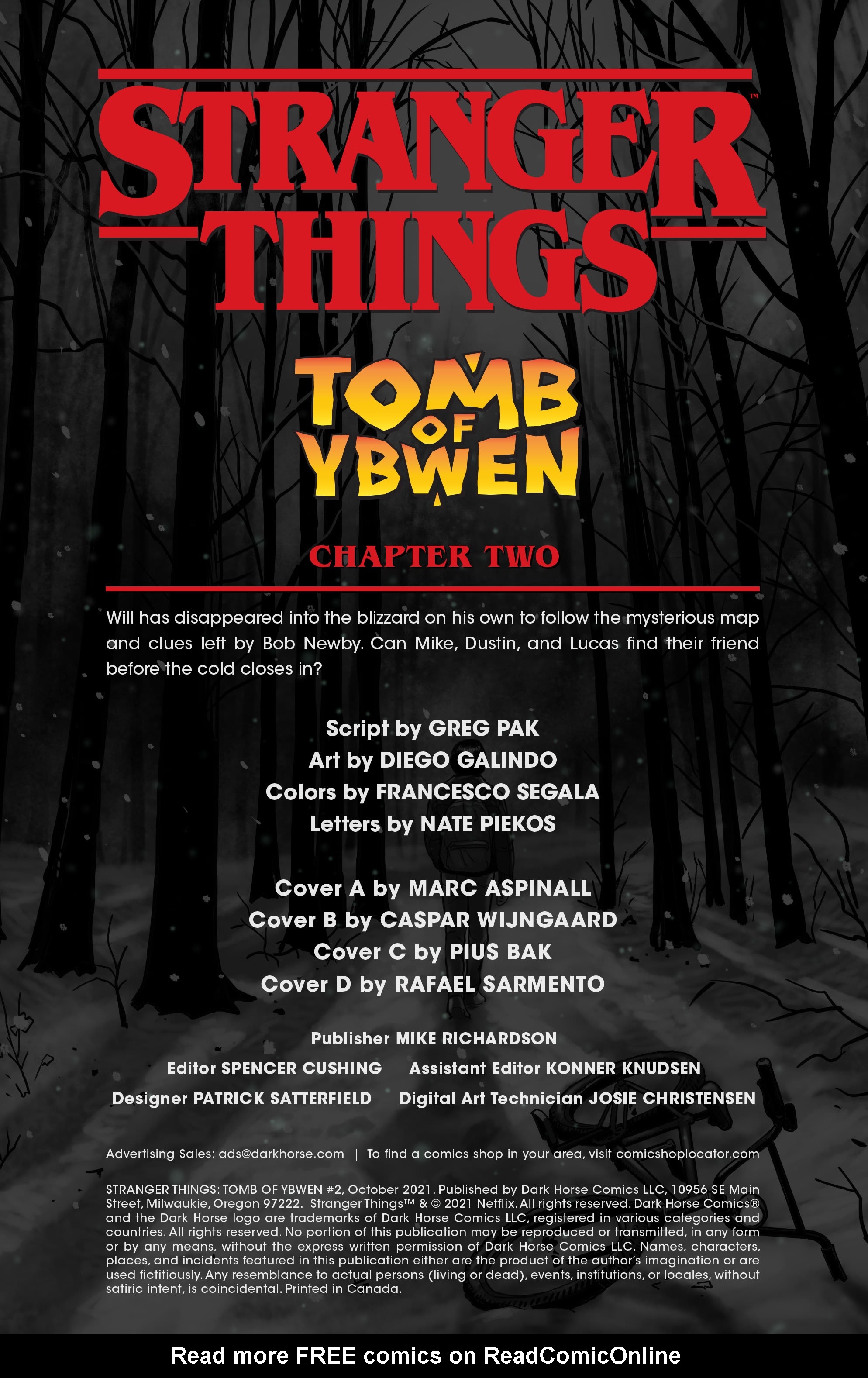 Read online Stranger Things: The Tomb of Ybwen comic -  Issue #2 - 2