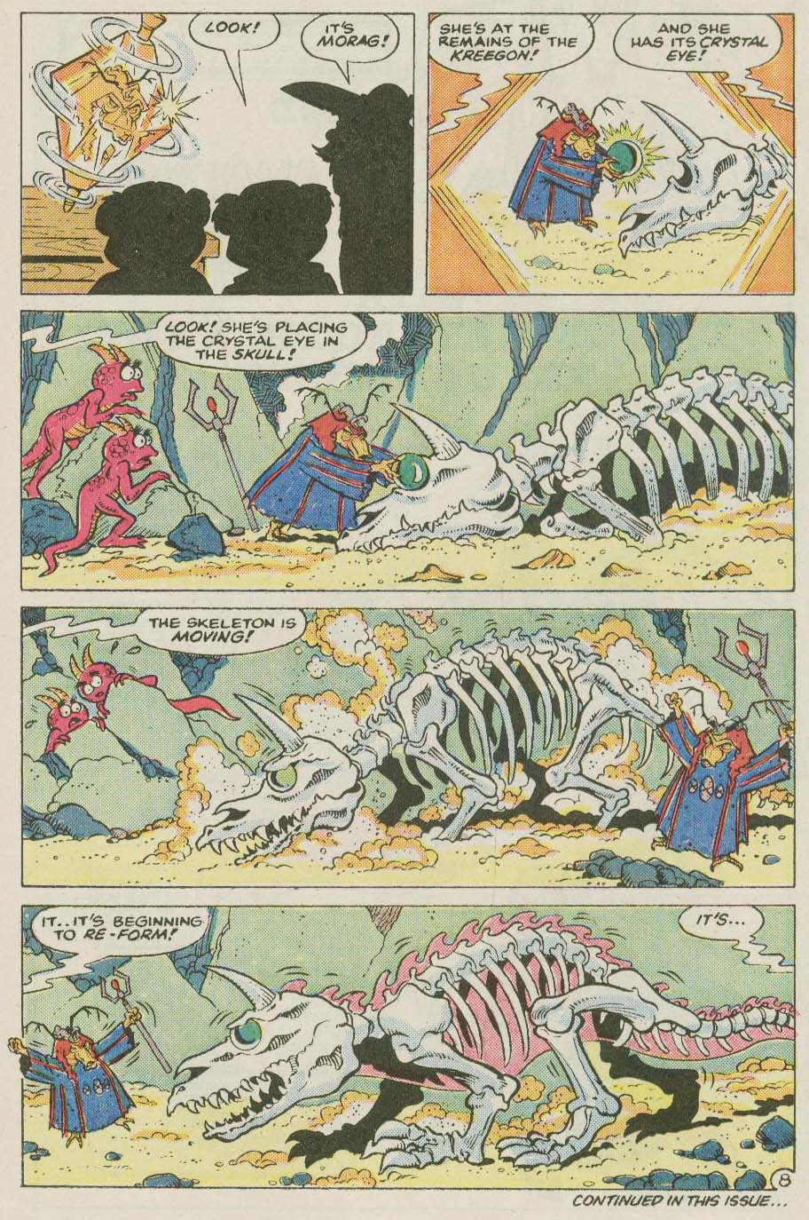 Read online Ewoks (1987) comic -  Issue #8 - 9