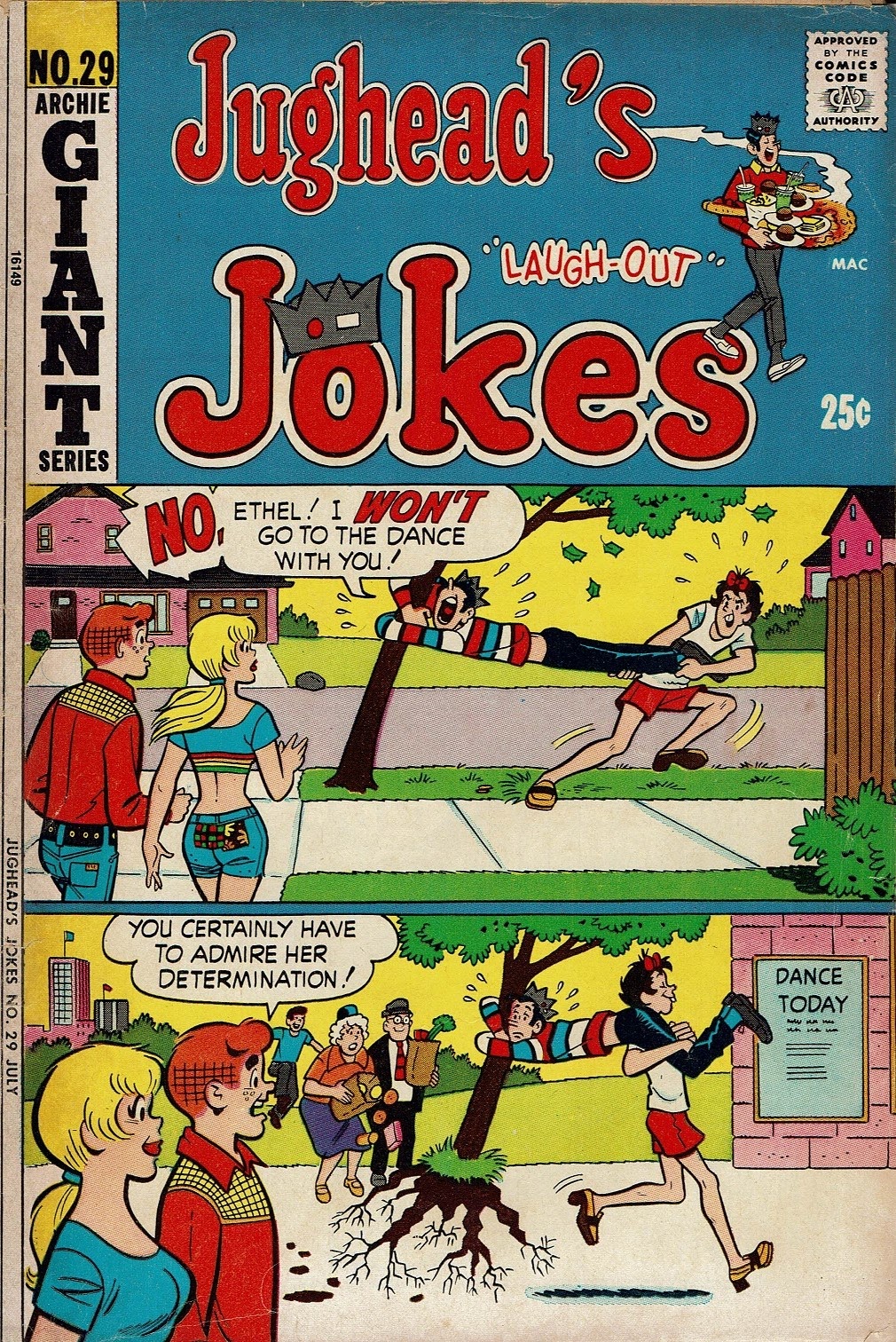 Read online Jughead's Jokes comic -  Issue #29 - 1