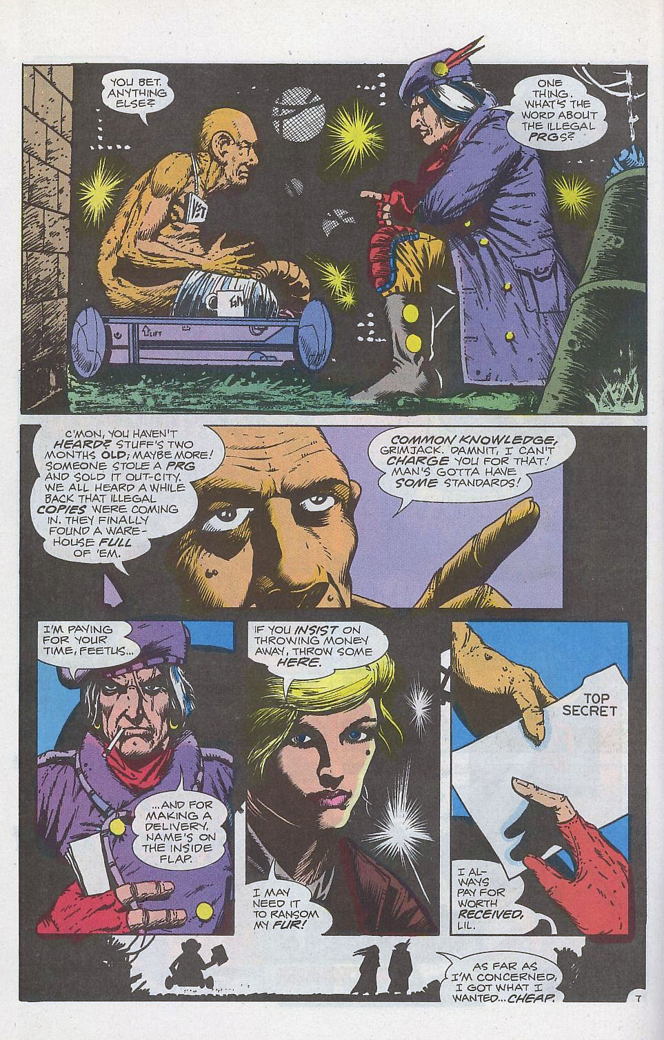 Read online Grimjack comic -  Issue #7 - 8