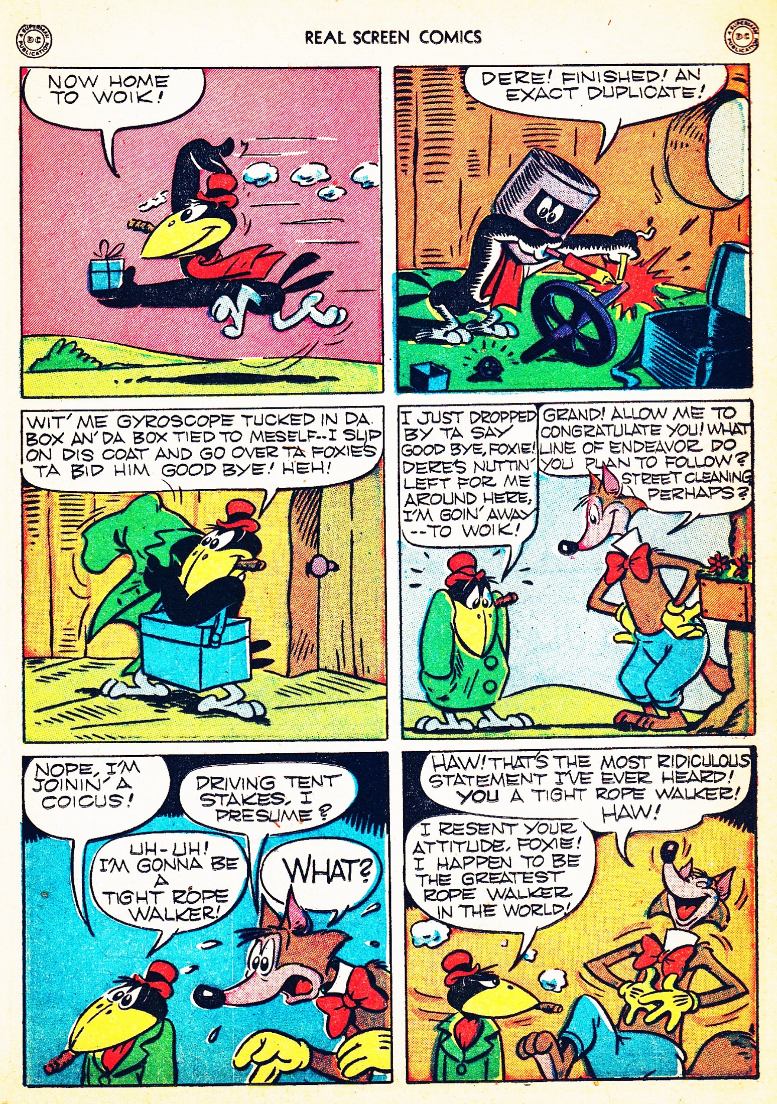 Read online Real Screen Comics comic -  Issue #21 - 23