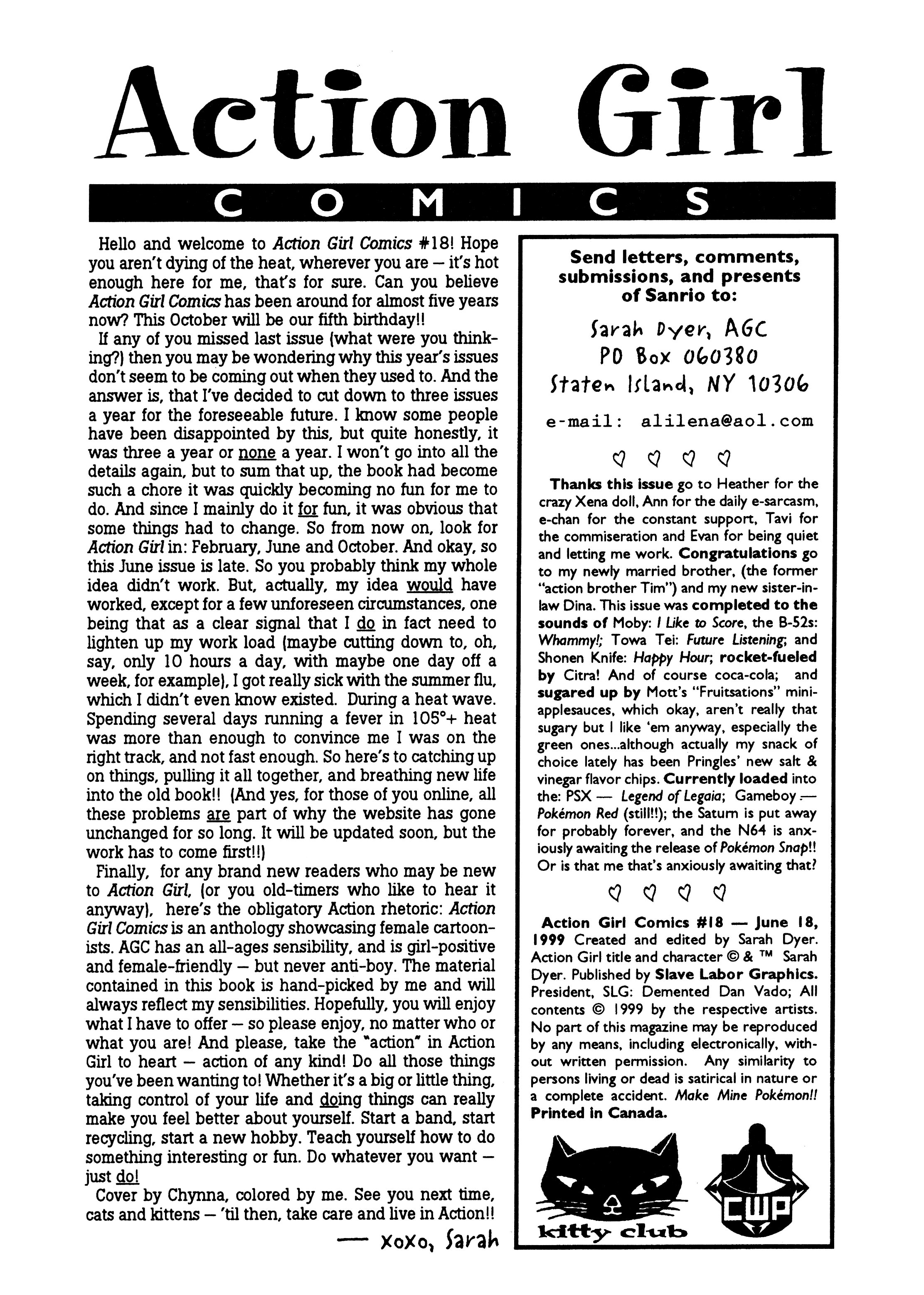 Read online Action Girl Comics comic -  Issue #18 - 2