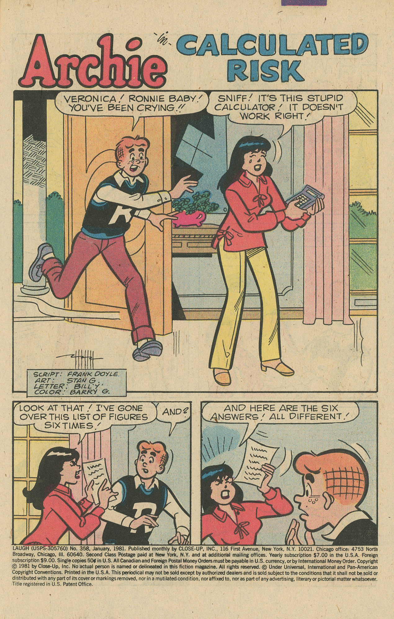 Read online Laugh (Comics) comic -  Issue #358 - 3