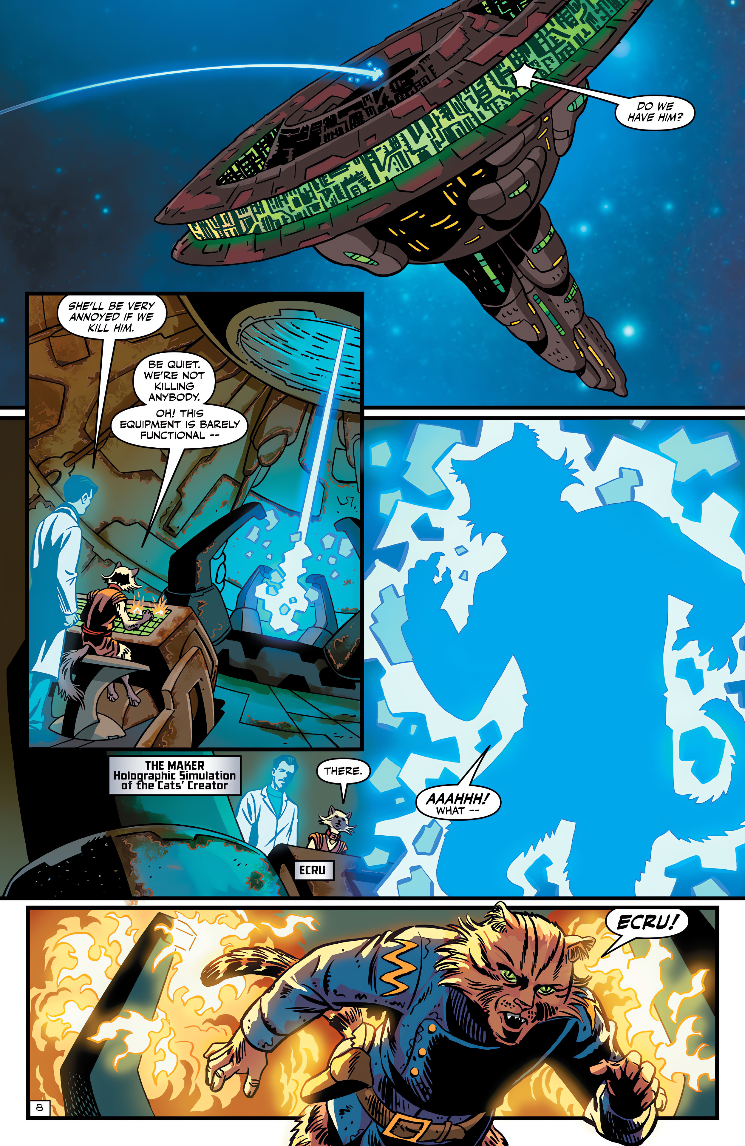 Read online Captain Ginger: The Last Feeder comic -  Issue #1 - 10