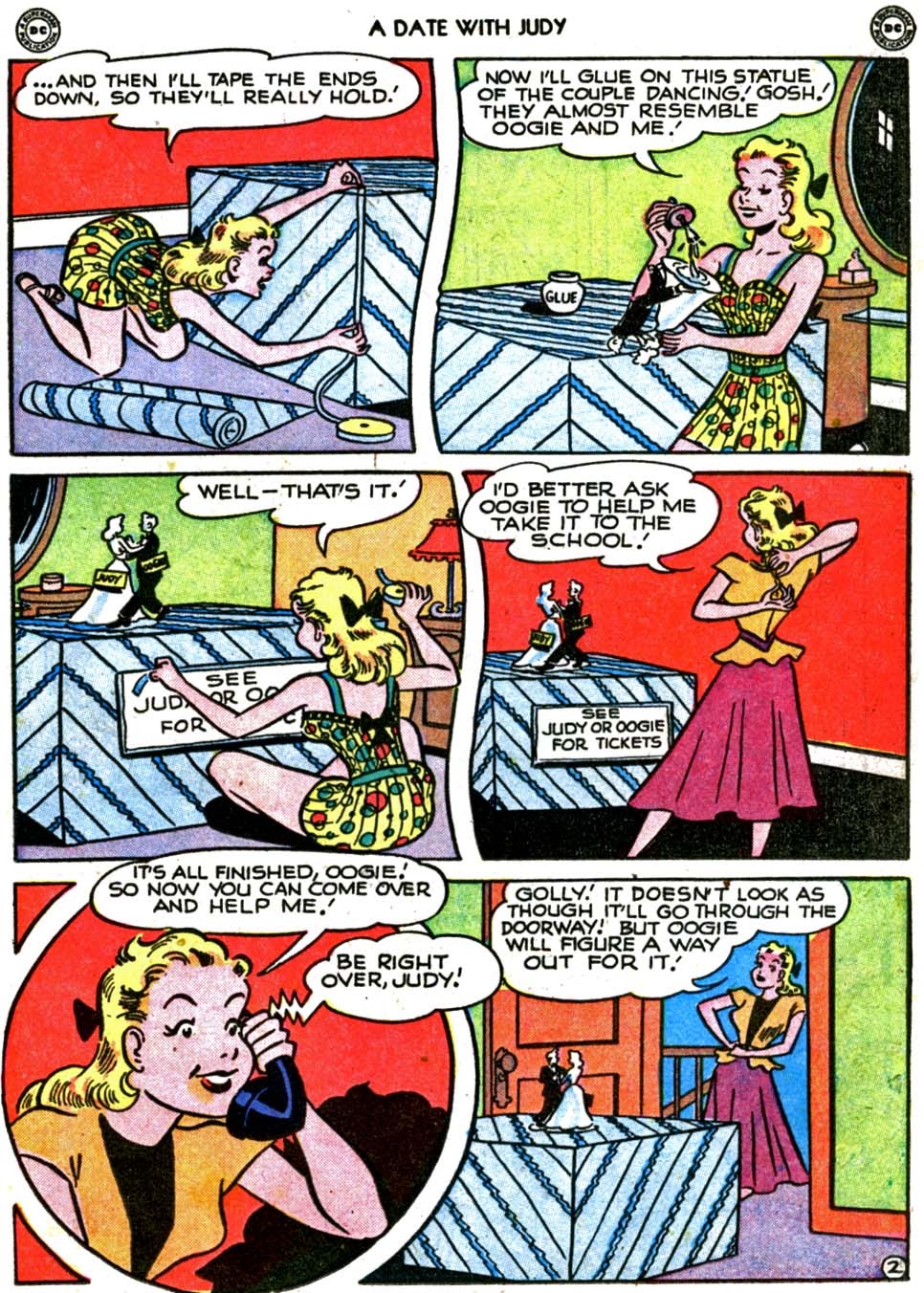 Read online A Date with Judy comic -  Issue #10 - 27