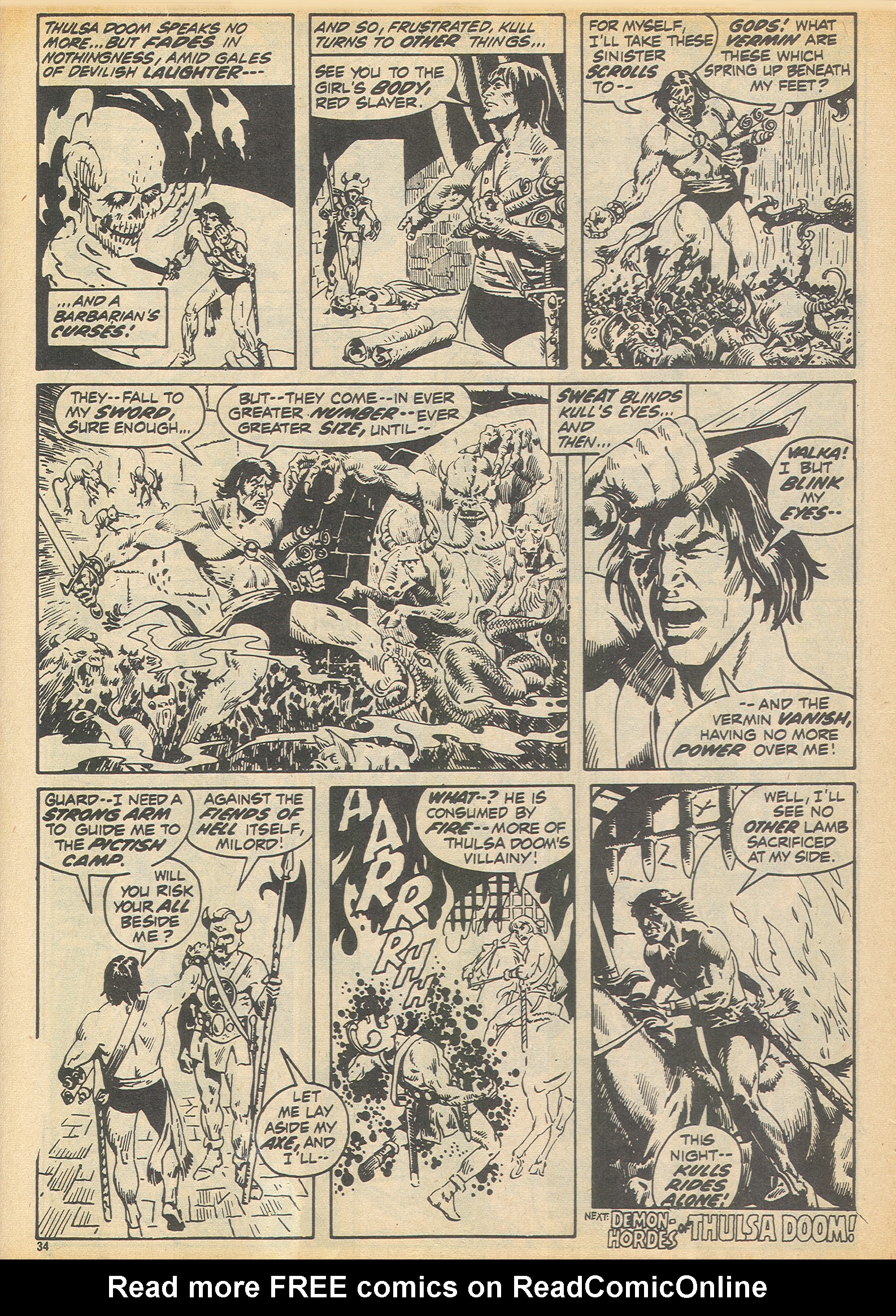 Read online The Savage Sword of Conan (1975) comic -  Issue #9 - 34