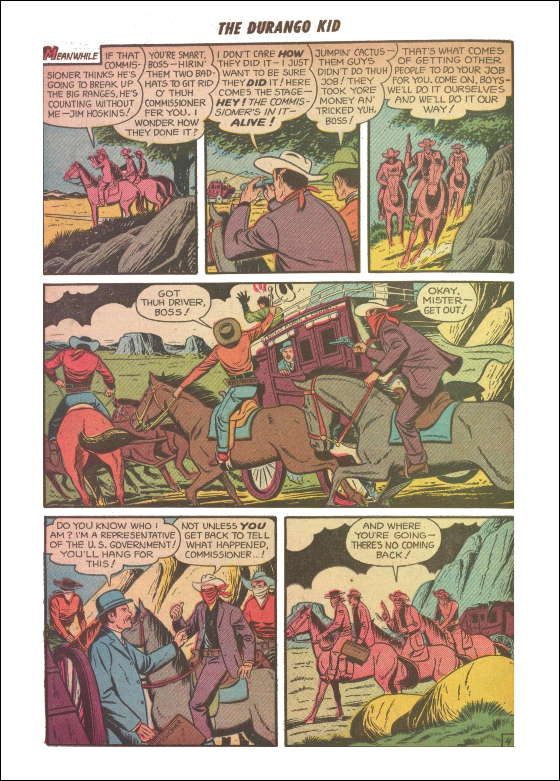 Read online Charles Starrett as The Durango Kid comic -  Issue #28 - 14