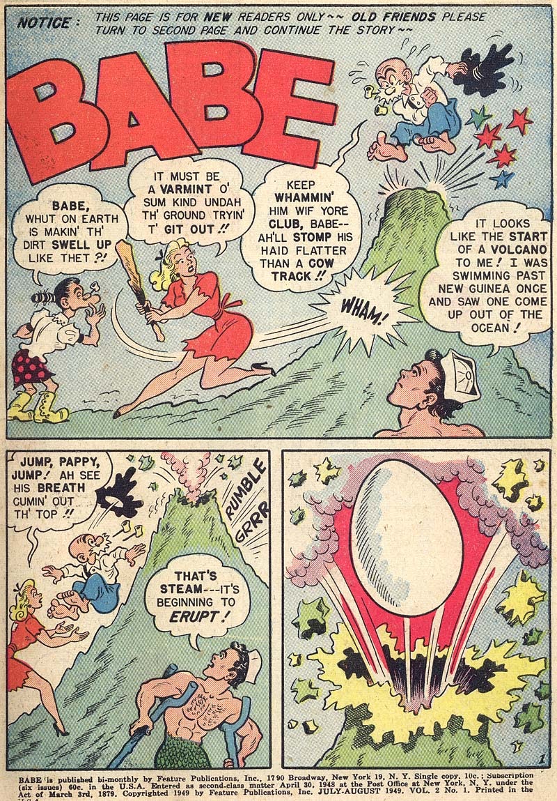 Read online Babe (1948) comic -  Issue #7 - 2