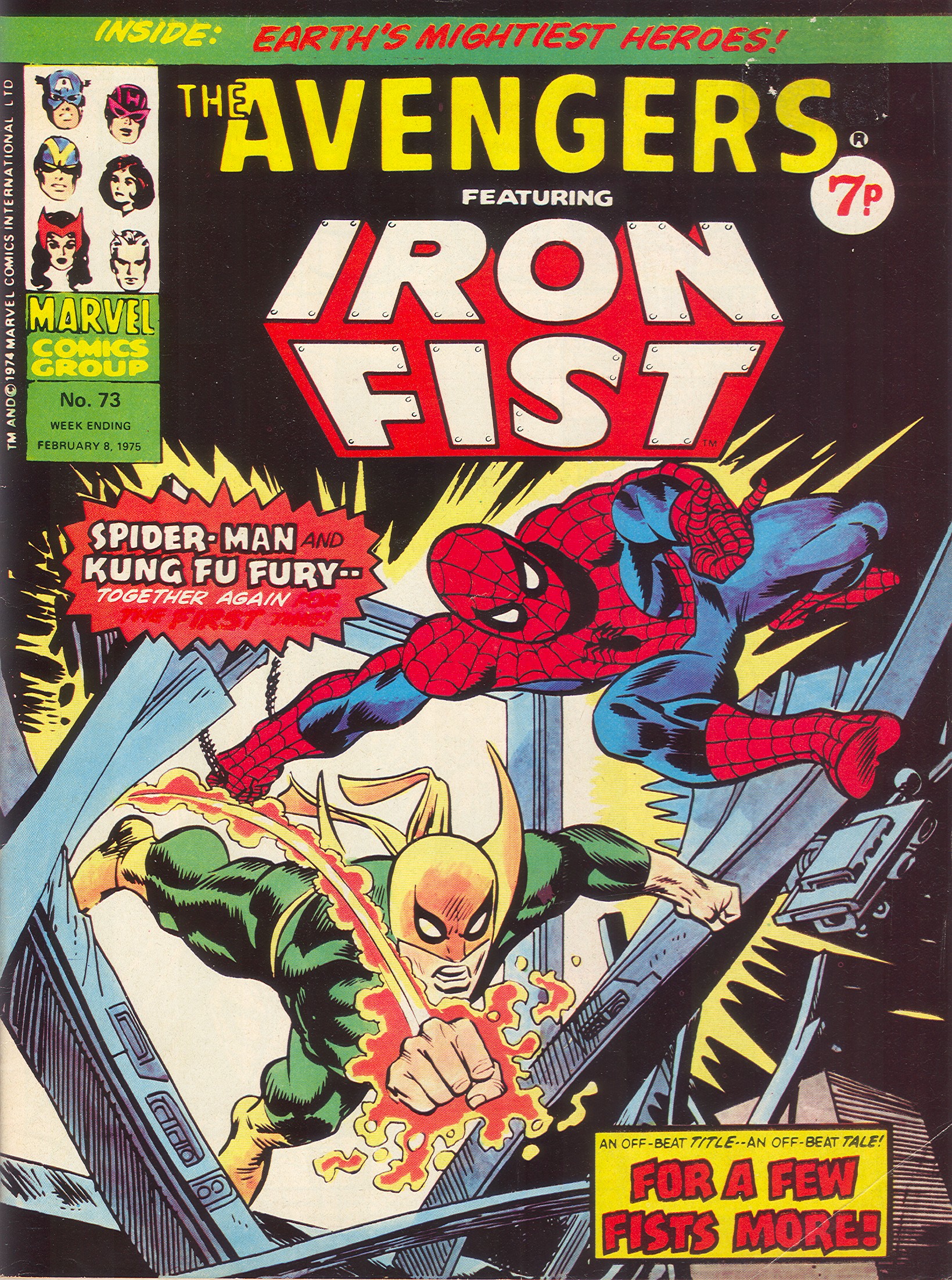 Read online The Avengers (1973) comic -  Issue #73 - 1