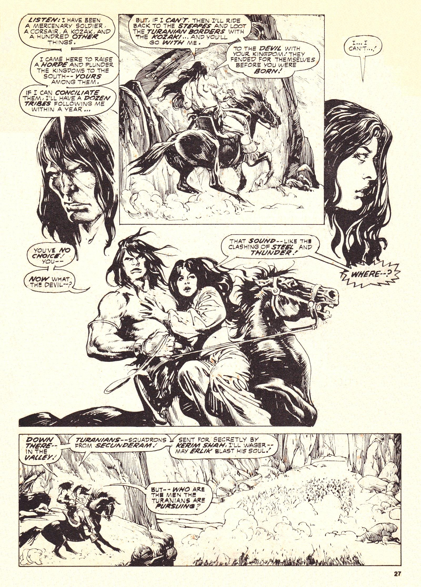 Read online The Savage Sword of Conan (1975) comic -  Issue #8 - 27