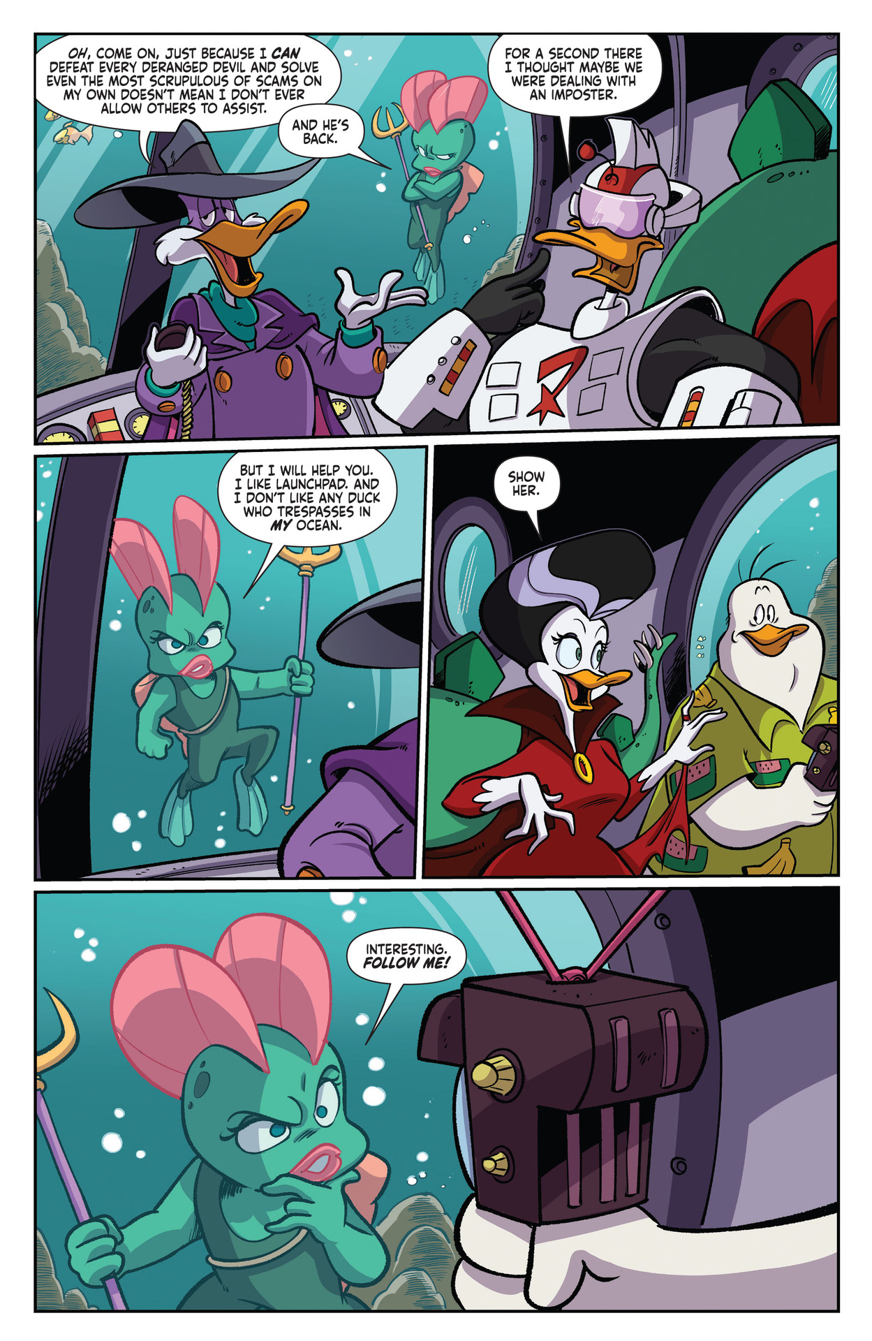 Read online Disney Darkwing Duck comic -  Issue #10 - 11
