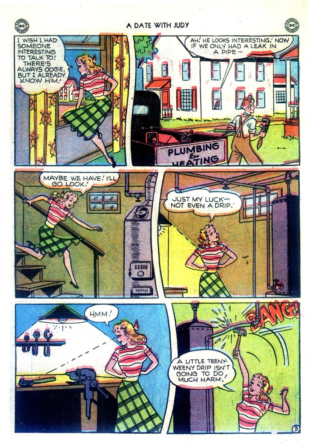 Read online A Date with Judy comic -  Issue #8 - 5