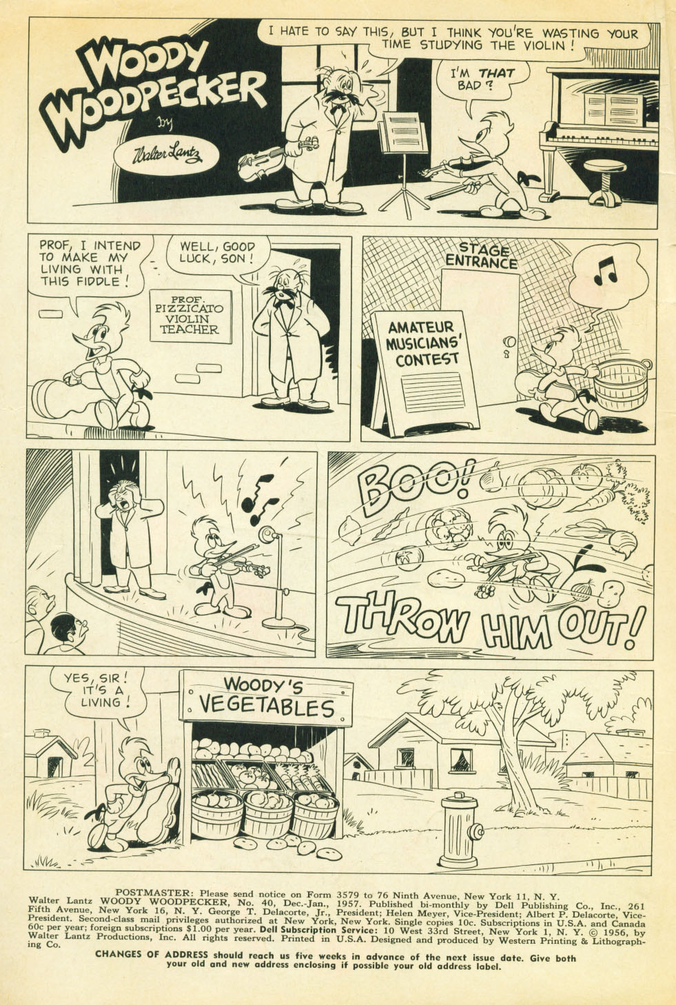 Read online Walter Lantz Woody Woodpecker (1952) comic -  Issue #40 - 2
