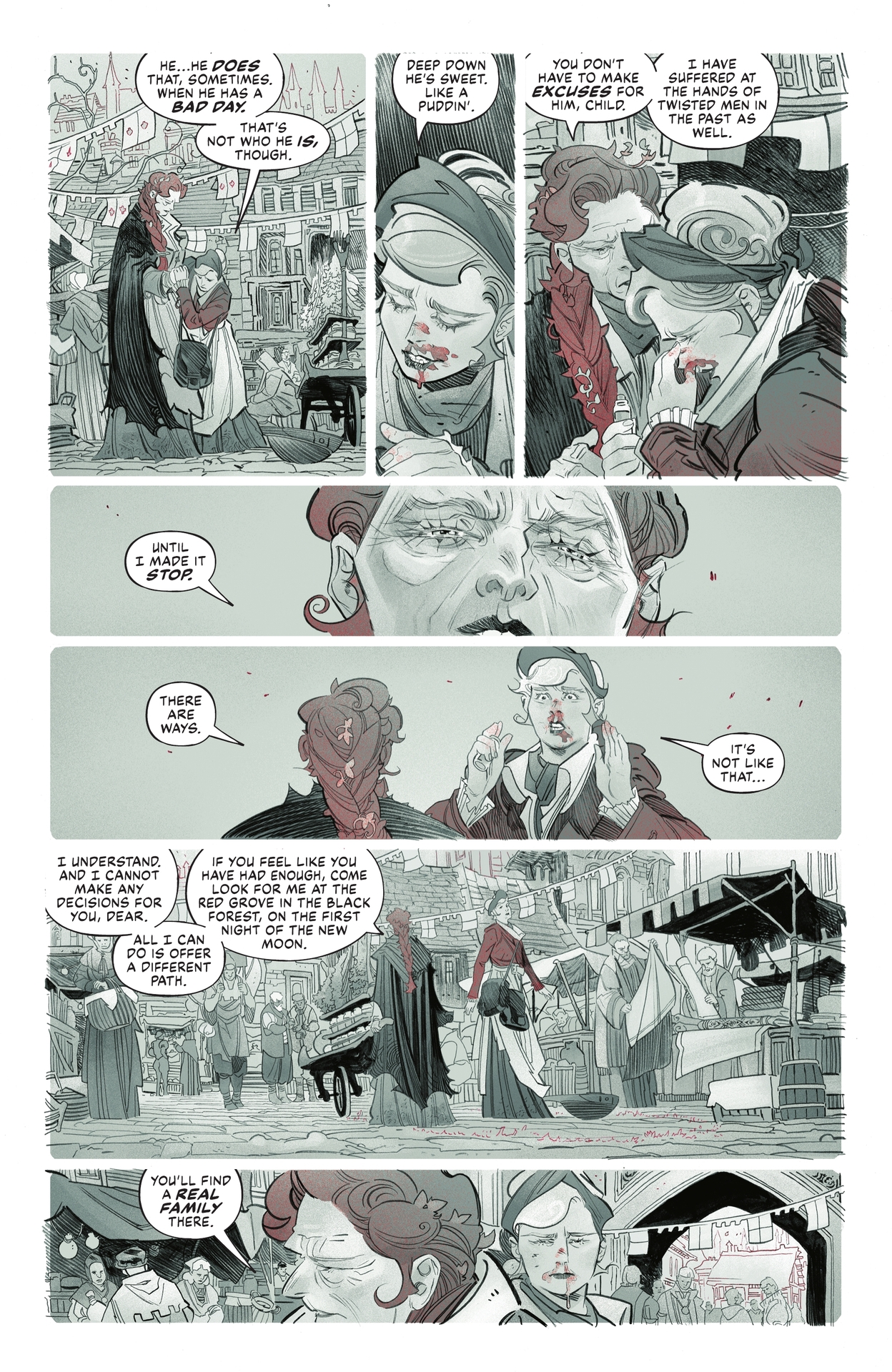Read online Harley Quinn: Black   White   Redder comic -  Issue #5 - 8