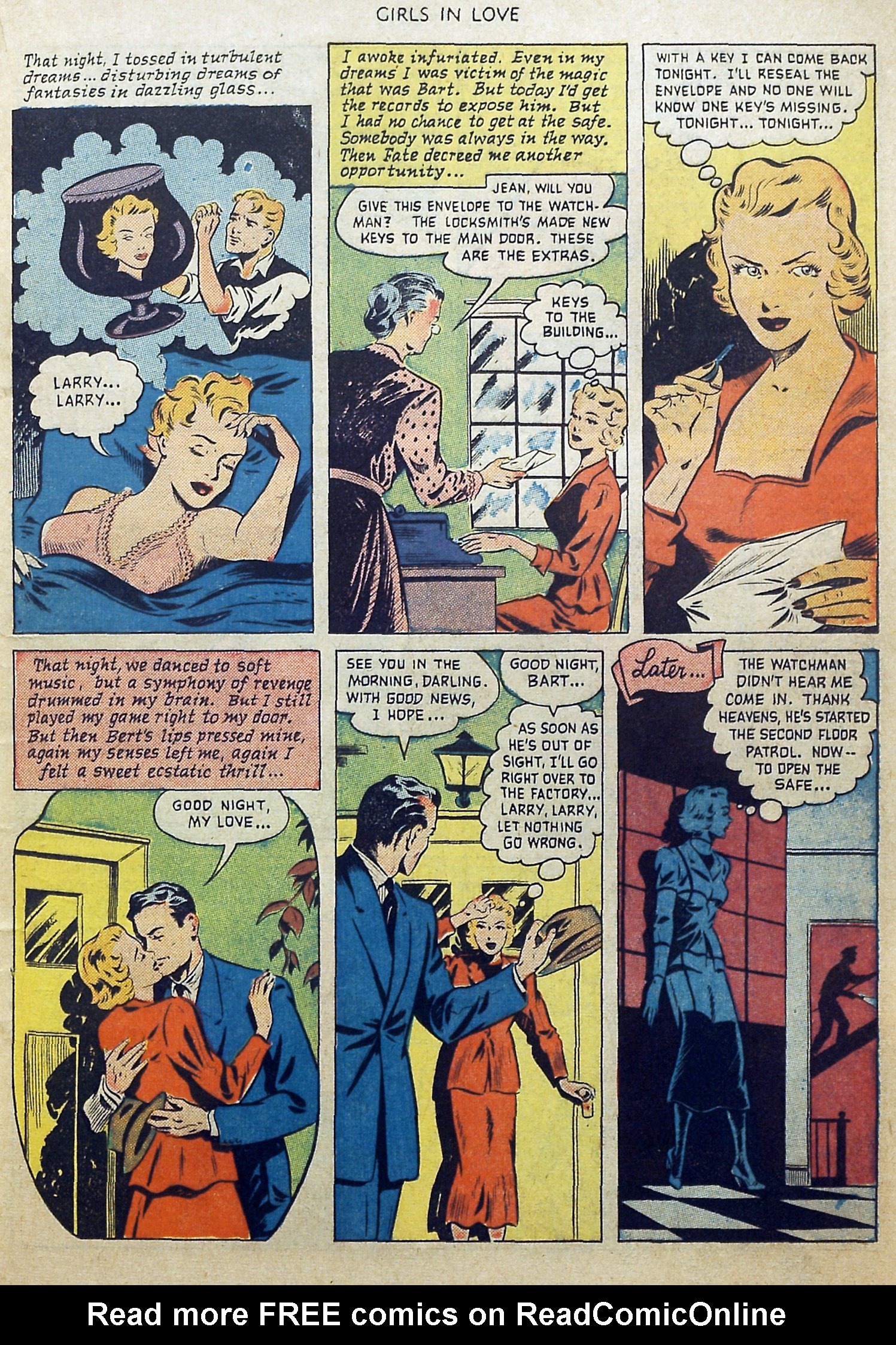 Read online Girls in Love (1950) comic -  Issue #2 - 21